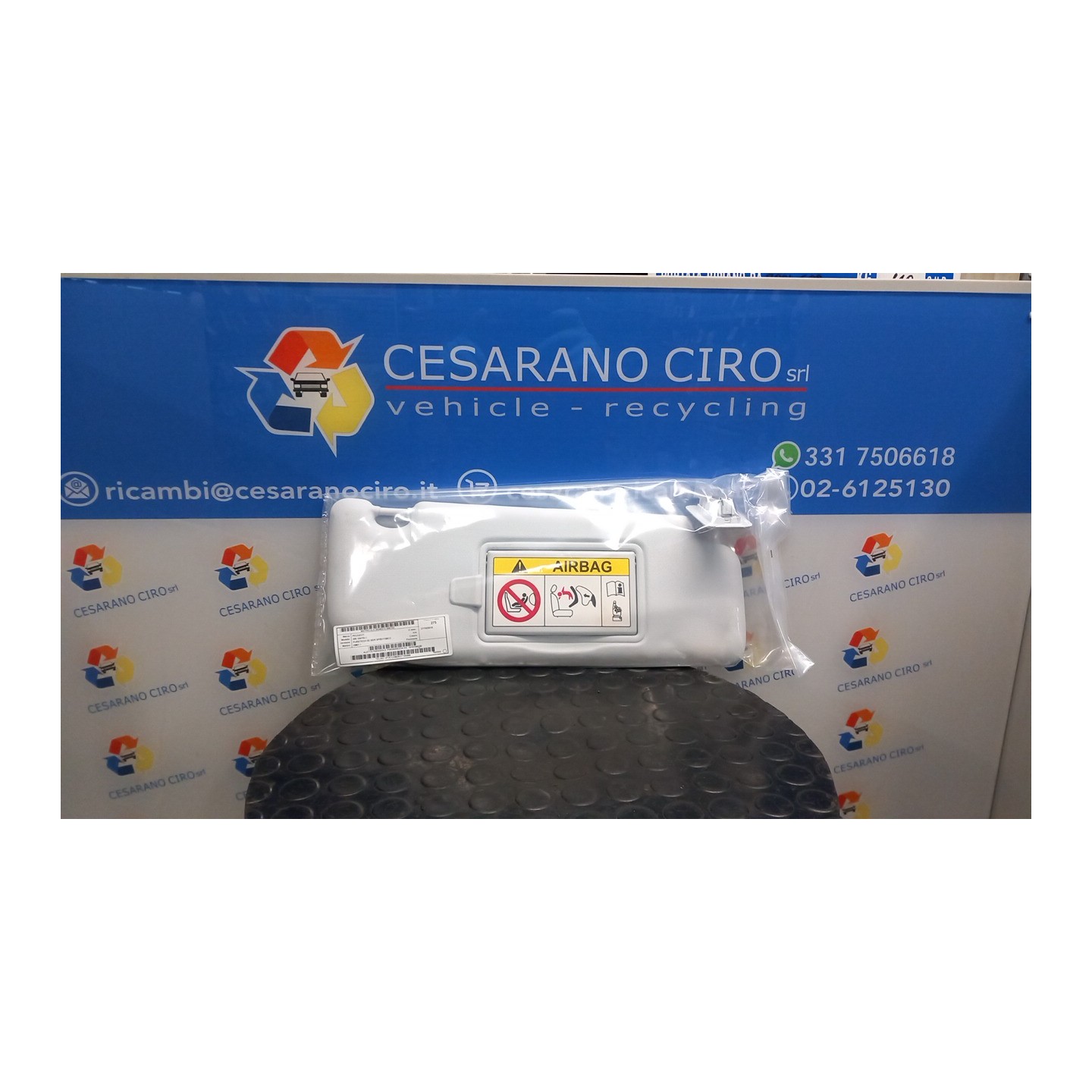 ALETTA PARASOLE PARABREZZA DX. 102 PEUGEOT 208 (04/15-) HM01 16101942ZE