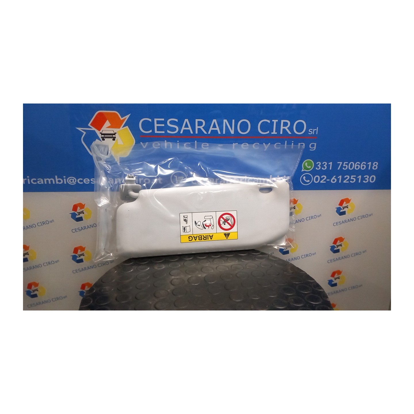 ALETTA PARASOLE PARABREZZA DX. 102 PEUGEOT 208 (04/15-) HM01 16101942ZE