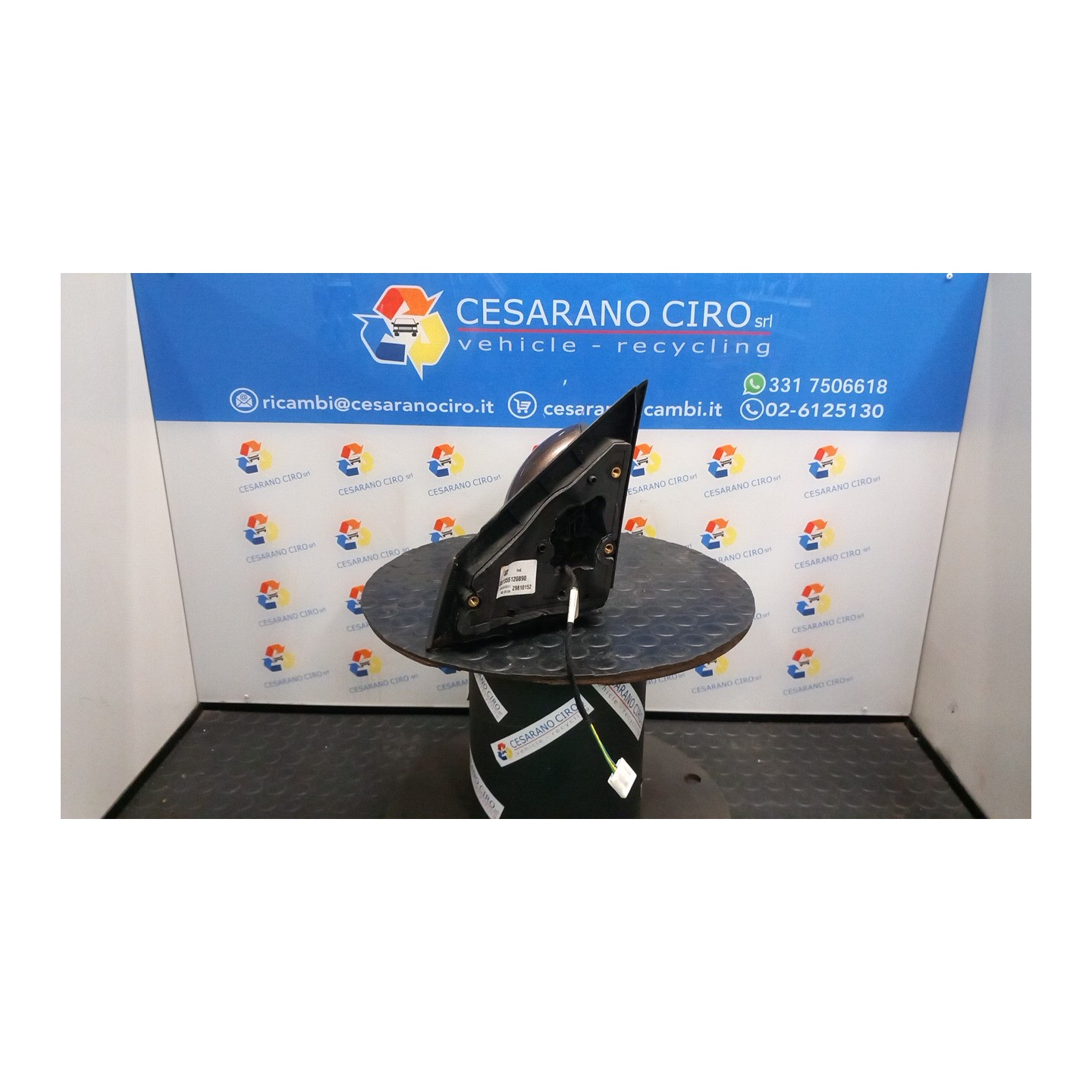 RETROVISORE EST. REGOLAZ. ELETTR. DX. 037 LANCIA YPSILON (TI) (12/08-06/13) 350A1000 735411226