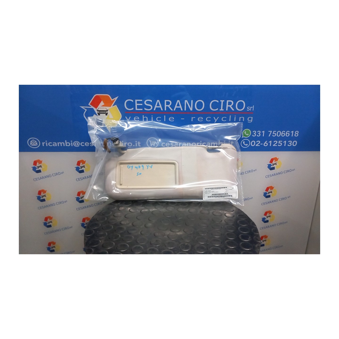 ALETTA PARASOLE PARABREZZA SX. 043 MAZDA MAZDA 3 (03/09-) Y6 BBP369320A75