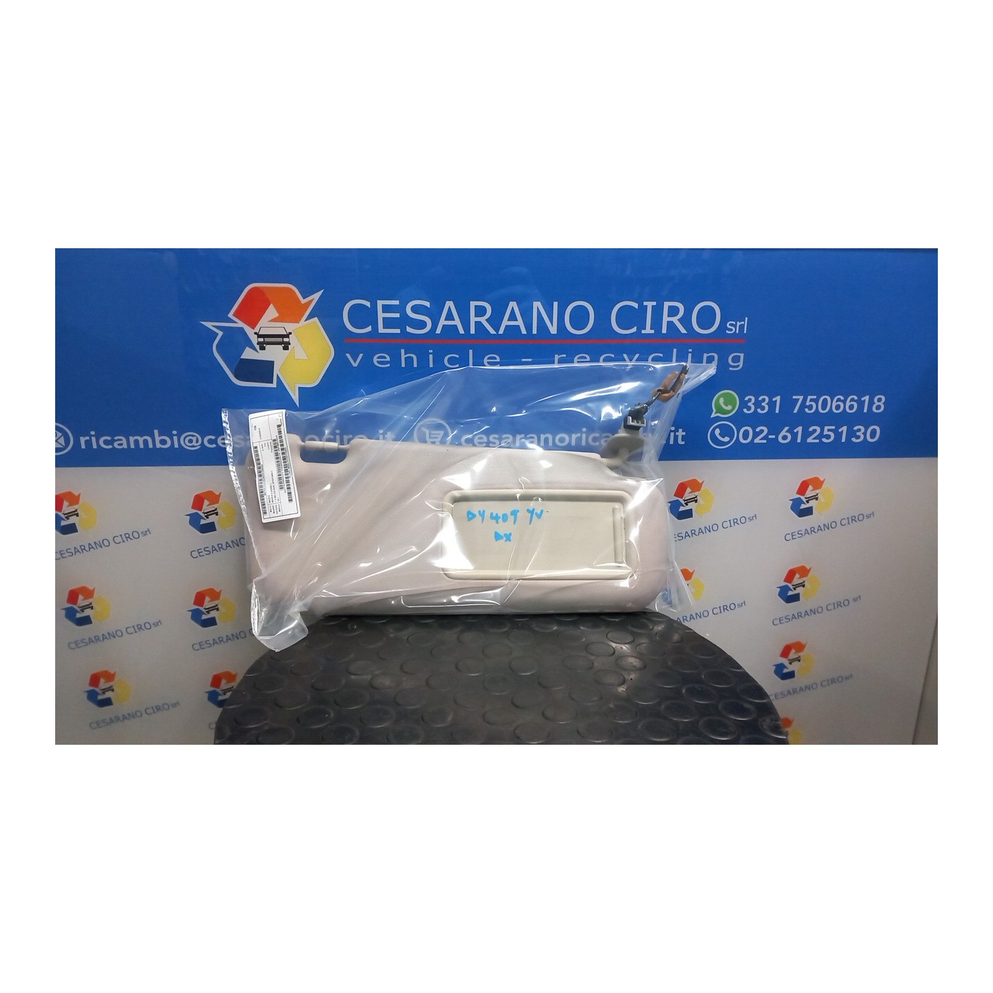 ALETTA PARASOLE PARABREZZA DX. 044 MAZDA MAZDA 3 (03/09-) Y6 BBP369270A75