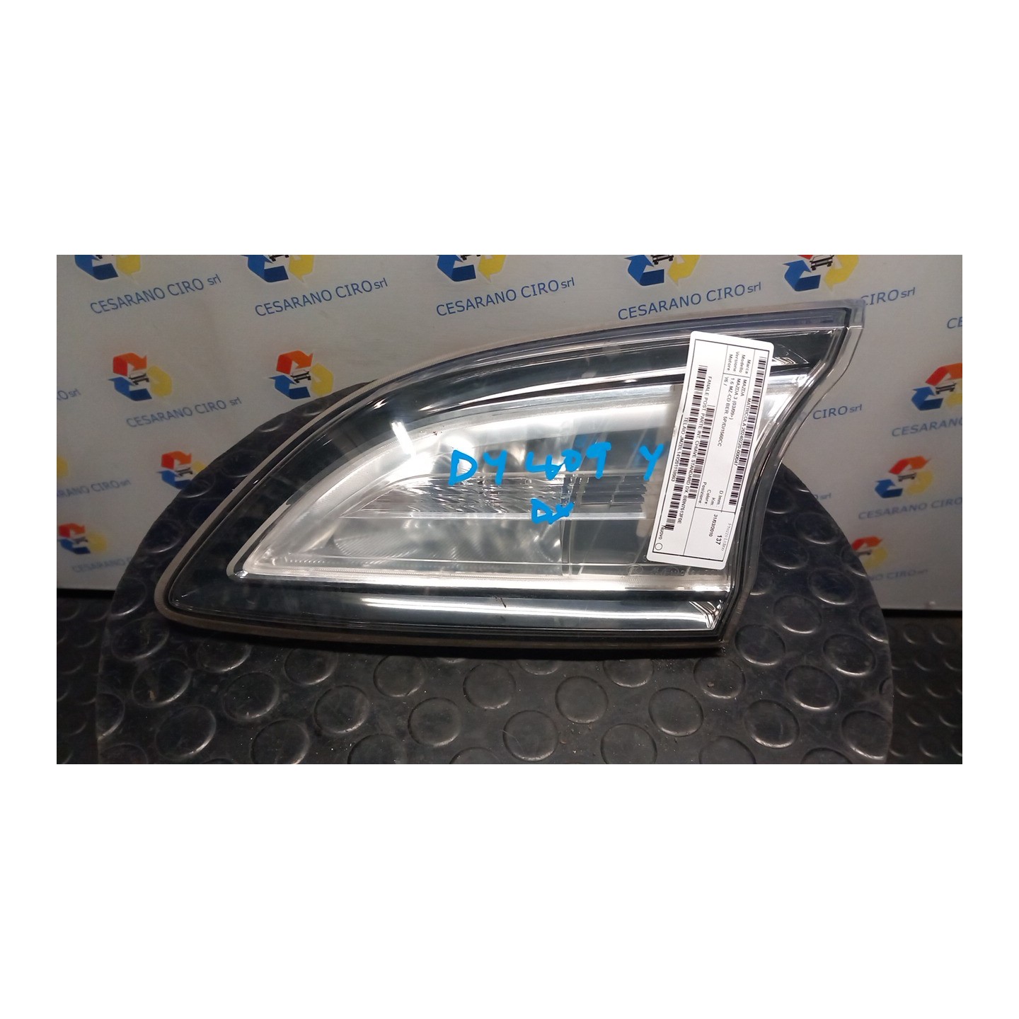FANALE POST. PARTE INT. CHIAVE STANDARD DX. 047 MAZDA MAZDA 3 (03/09-) Y6 BBN7513F0E