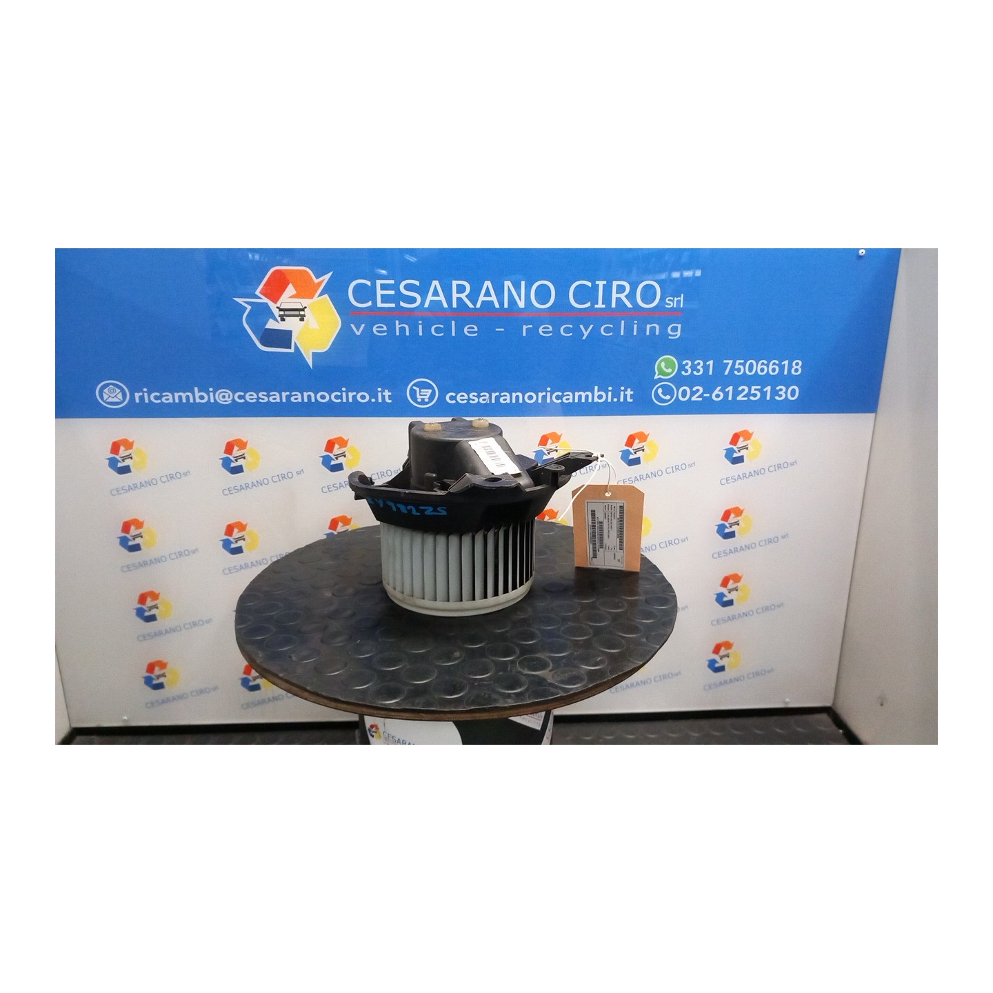 MOTORINO VENTILAZIONE ABITACOLO 055 PEUGEOT BIPPER VAN (A9) (10/07-) 199A9000 1611726380
