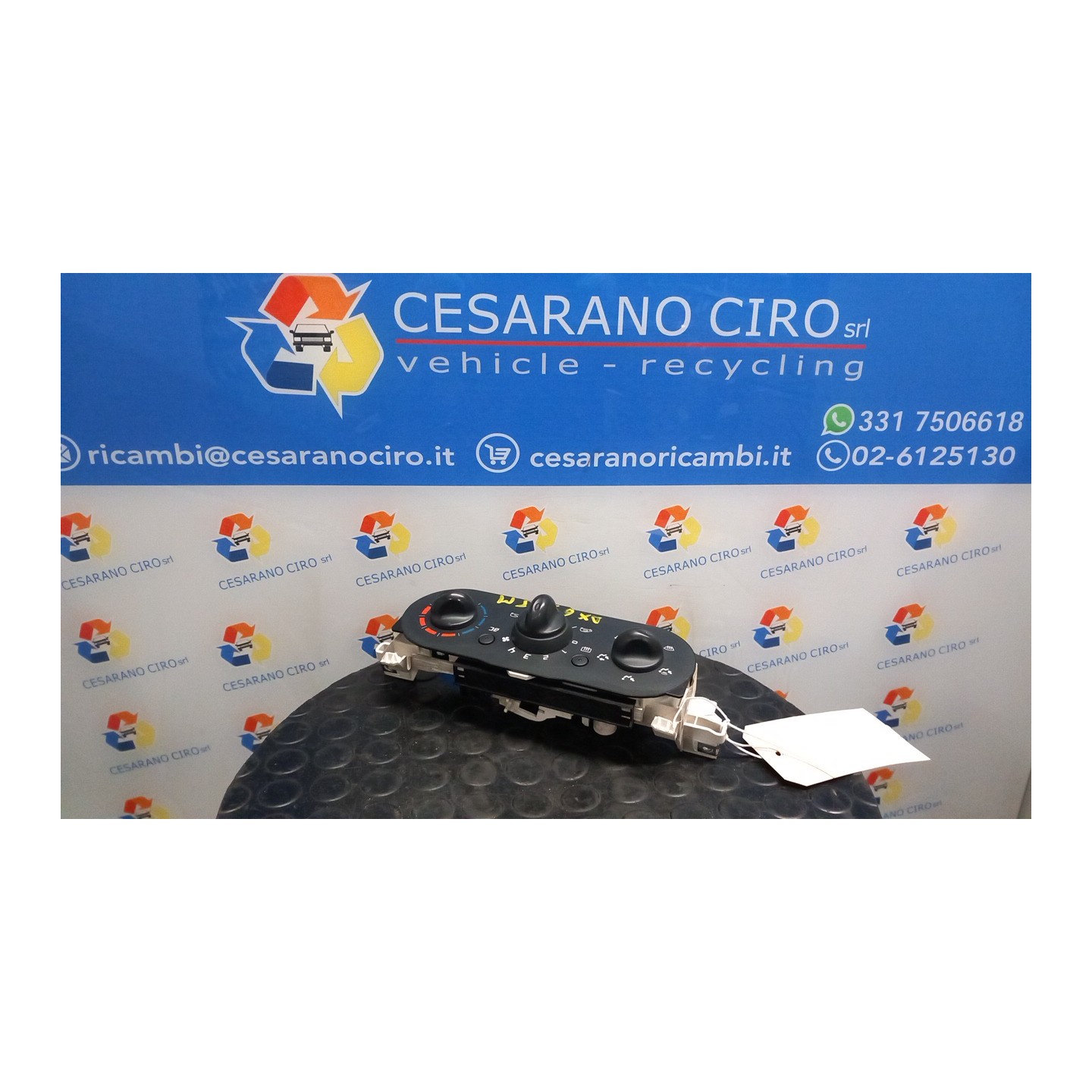 BLOCCO COMANDO CLIMATIZZAZIONE A/C 129 RENAULT TWINGO 2A SERIE (06/07-02/12) D7FA8 7701067954