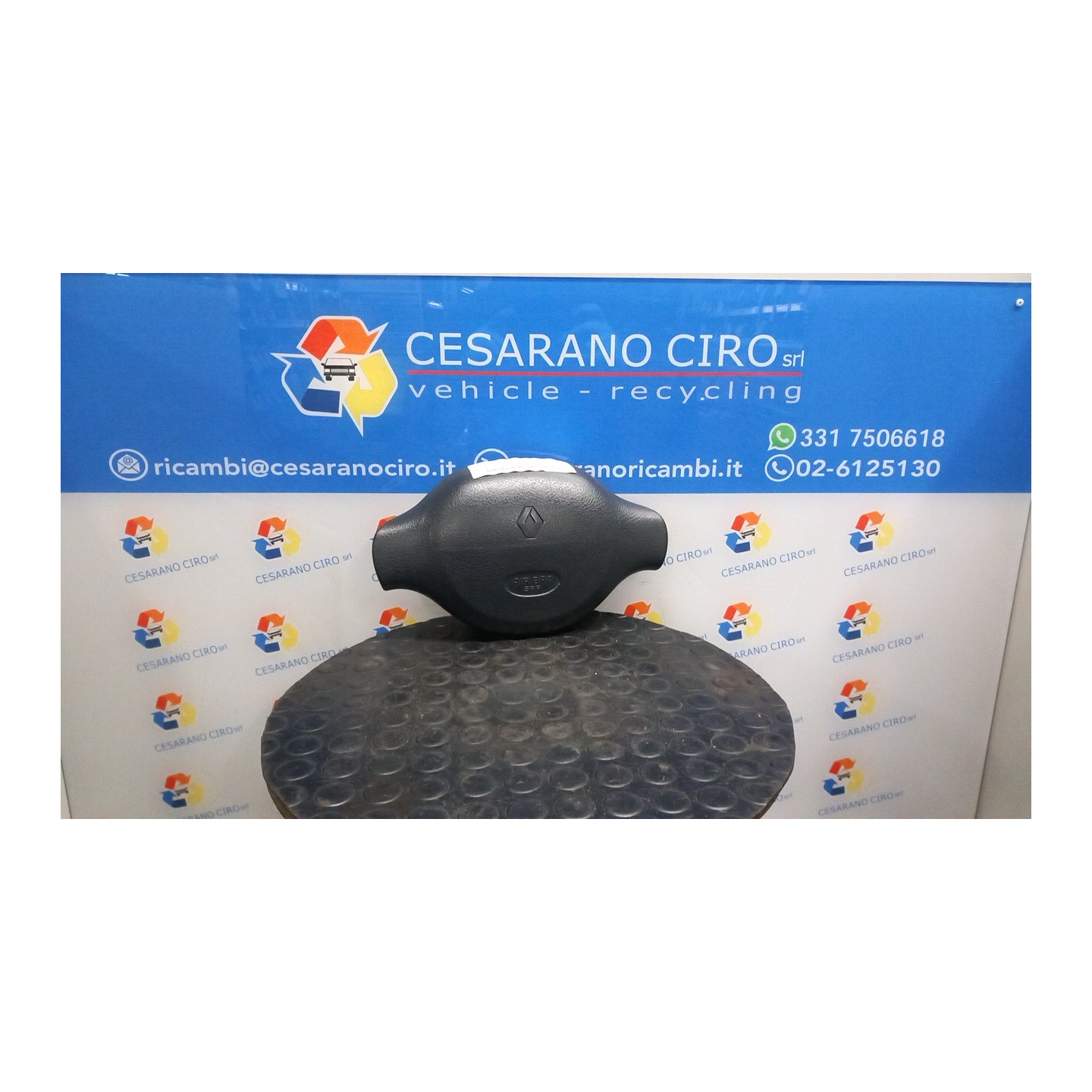 DISPOSITIVO AIRBAG LATO GUIDA 136 RENAULT CLIO 1A SERIE (04/96-03/98) D7FA7 7700841877
