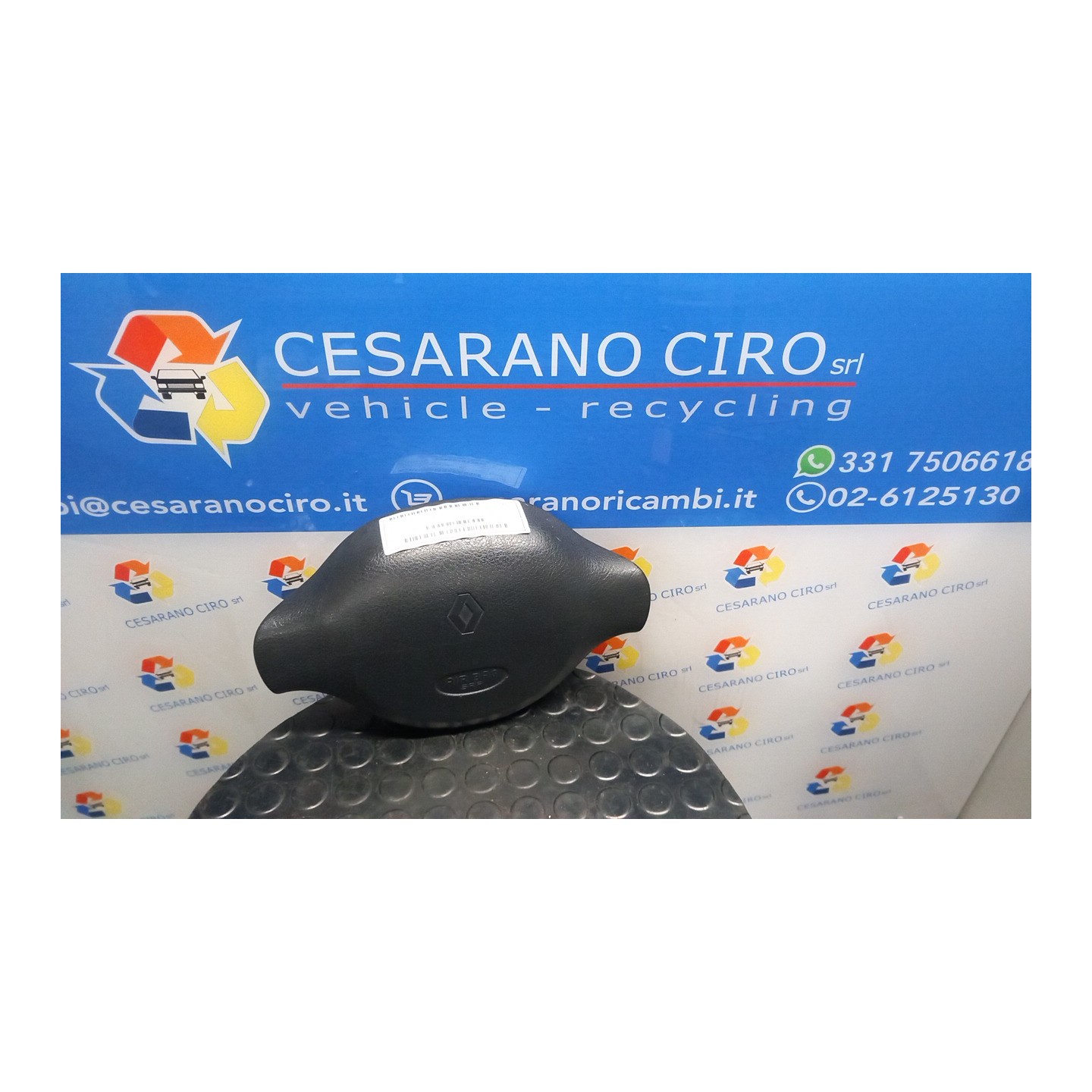DISPOSITIVO AIRBAG LATO GUIDA 136 RENAULT CLIO 1A SERIE (04/96-03/98) D7FA7 7700841877
