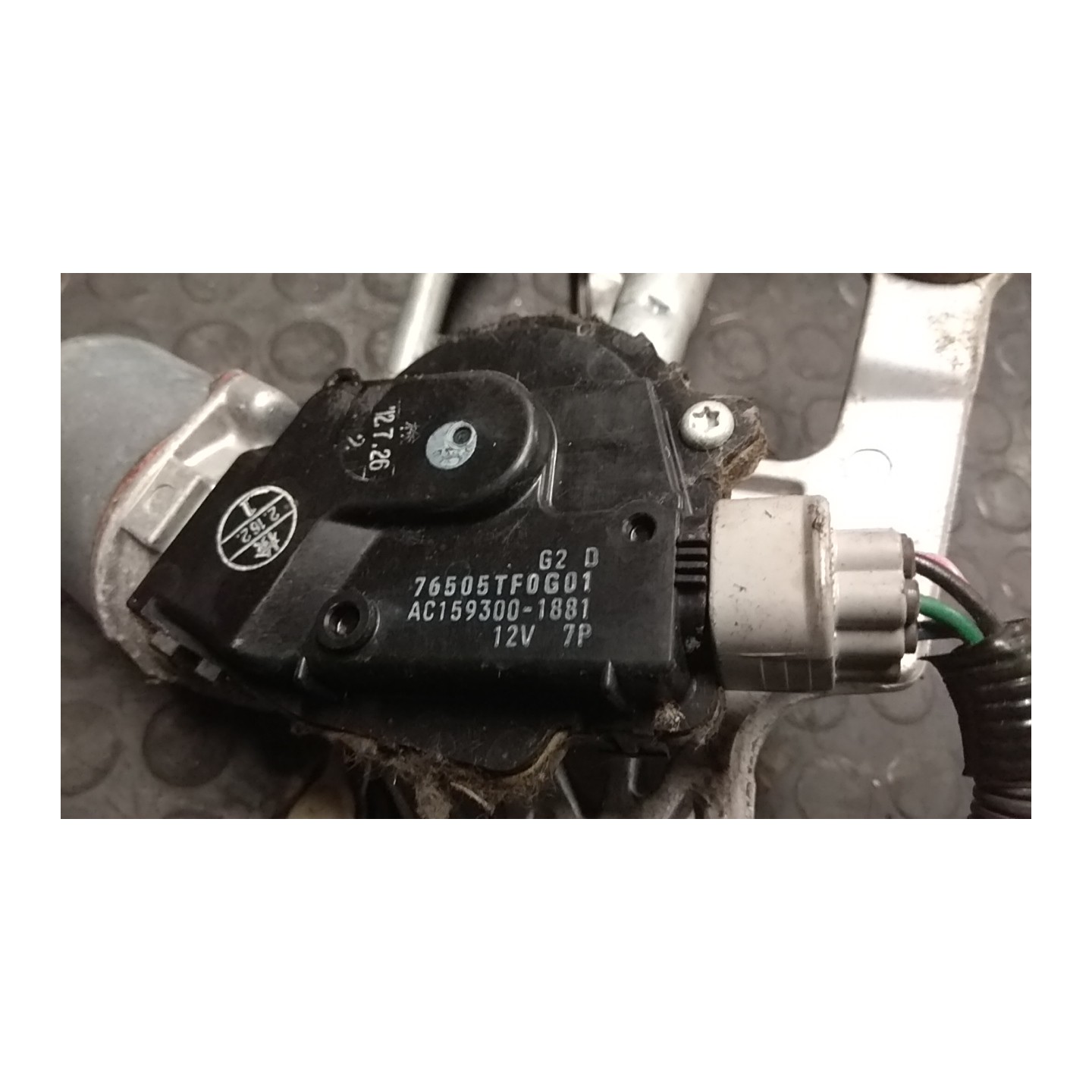 MOTORINO TERGIPARABREZZA 036 HONDA JAZZ 2A SERIE (03/11-) L12B2 76505TF0G01
