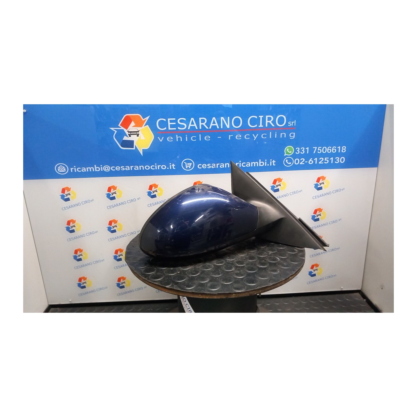 RETROVISORE EST. REGOLAZ. ELETTR. OR DX. 167 SEAT IBIZA (6L) (12/01-08/09) BBZ 6L1857508AB9B9