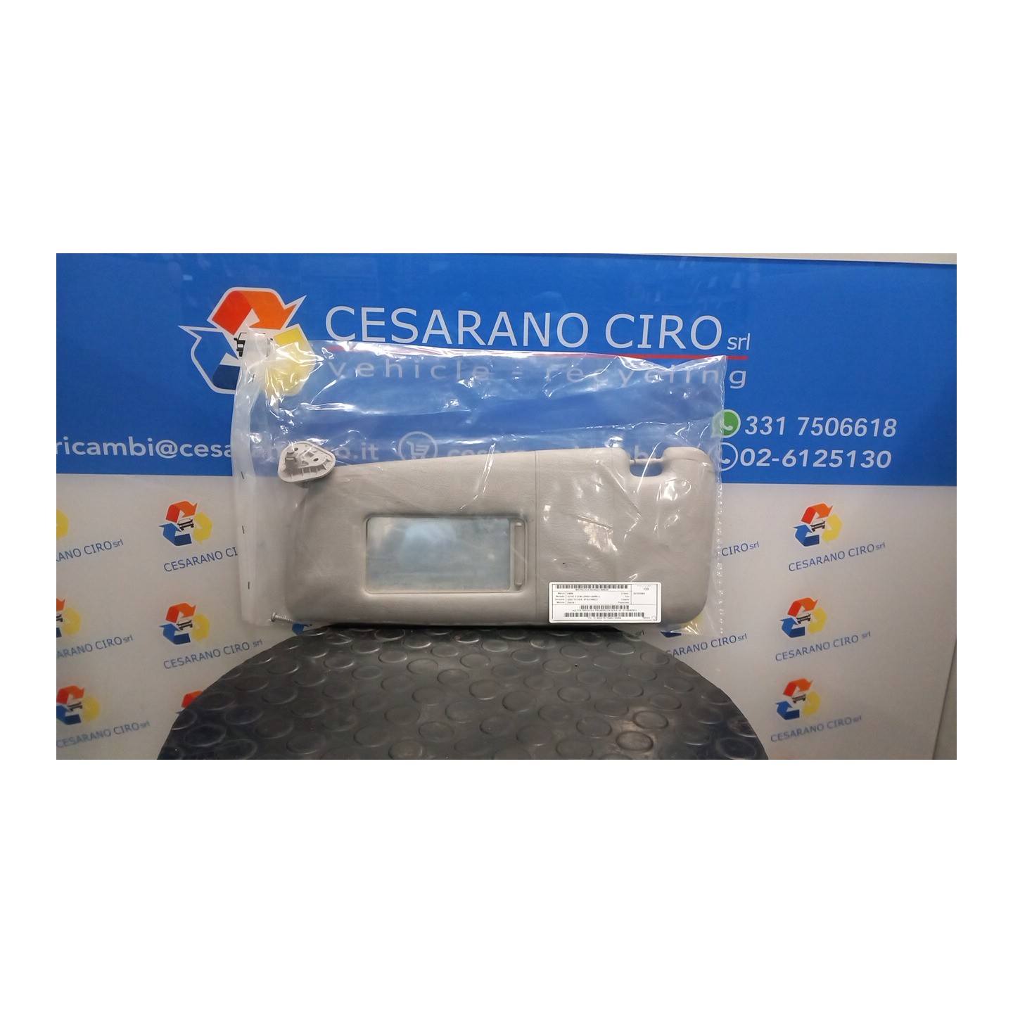 ALETTA PARASOLE PARABREZZA BEIGE SX. 020 BMW SERIE 3 (E46) (09/01-09/05) 204D4 51168267911