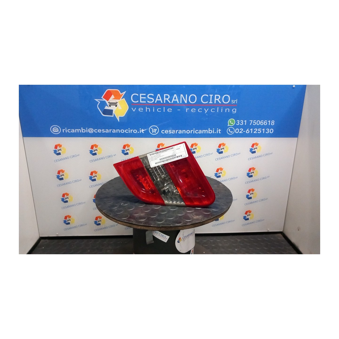 FANALE POST. PARTE INT. DX. 027 MERCEDES-BENZ CLASSE B (T245) (03/05-03/13) 640941 A1698201664