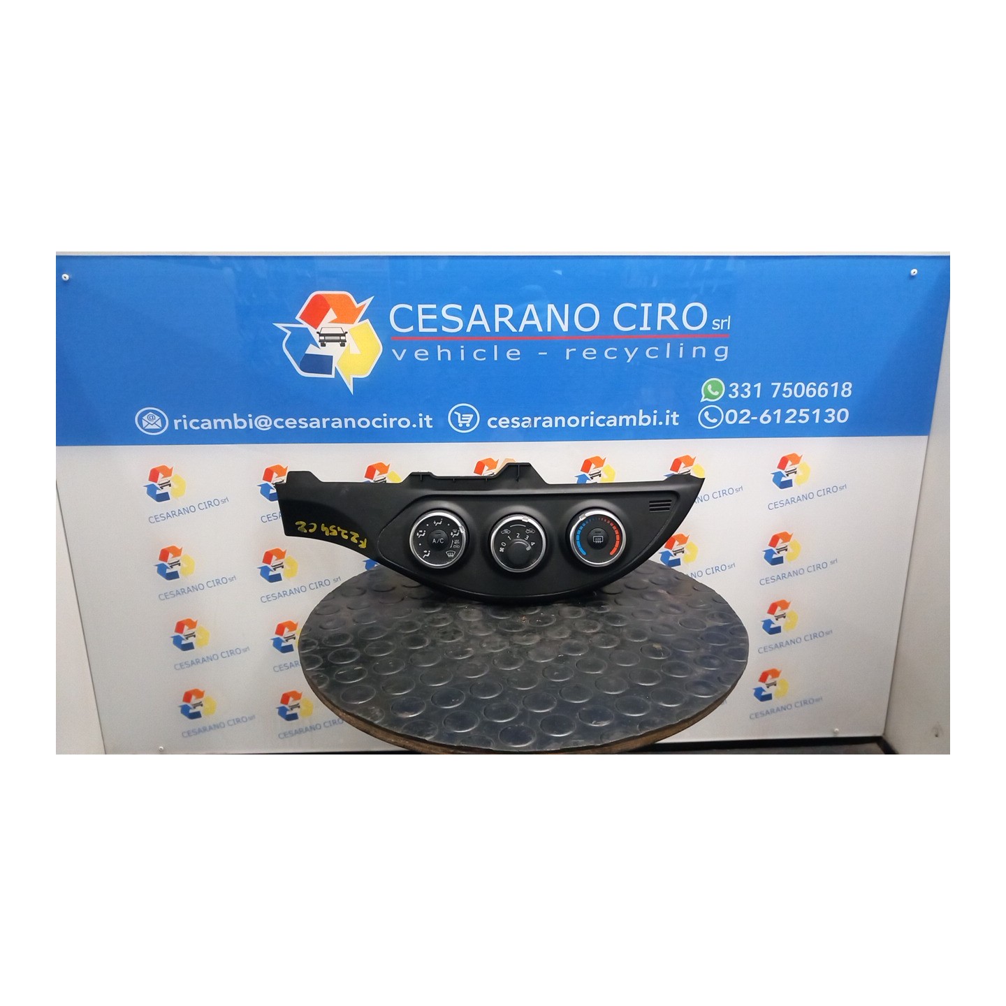 BLOCCO COMANDO CLIMATIZZAZIONE C/A/C AUTO 052 TOYOTA YARIS (03/17-02/21) 1KR 559000D810C3