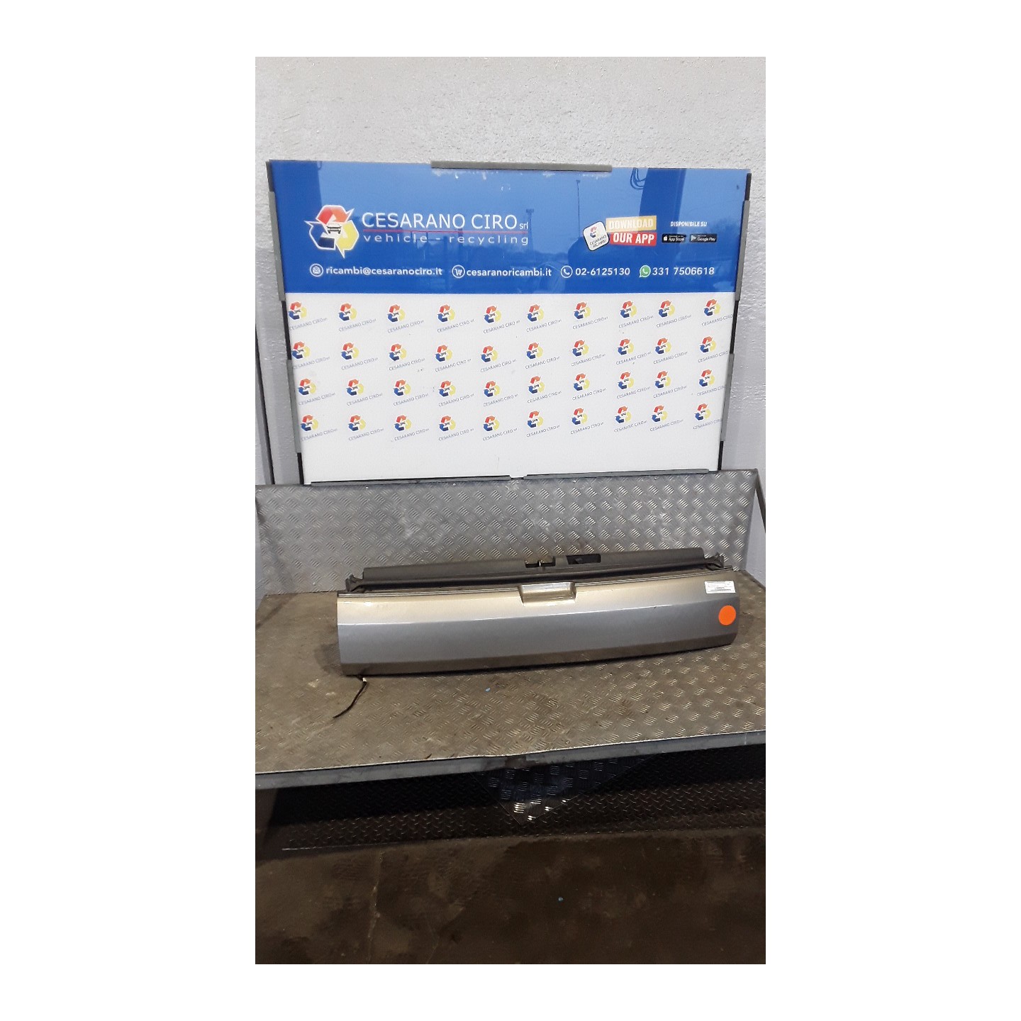 RIVESTIMENTO POST. RIBALTABILE 107 PEUGEOT 3008 (04/09-10/13) 9HZ 8701CA