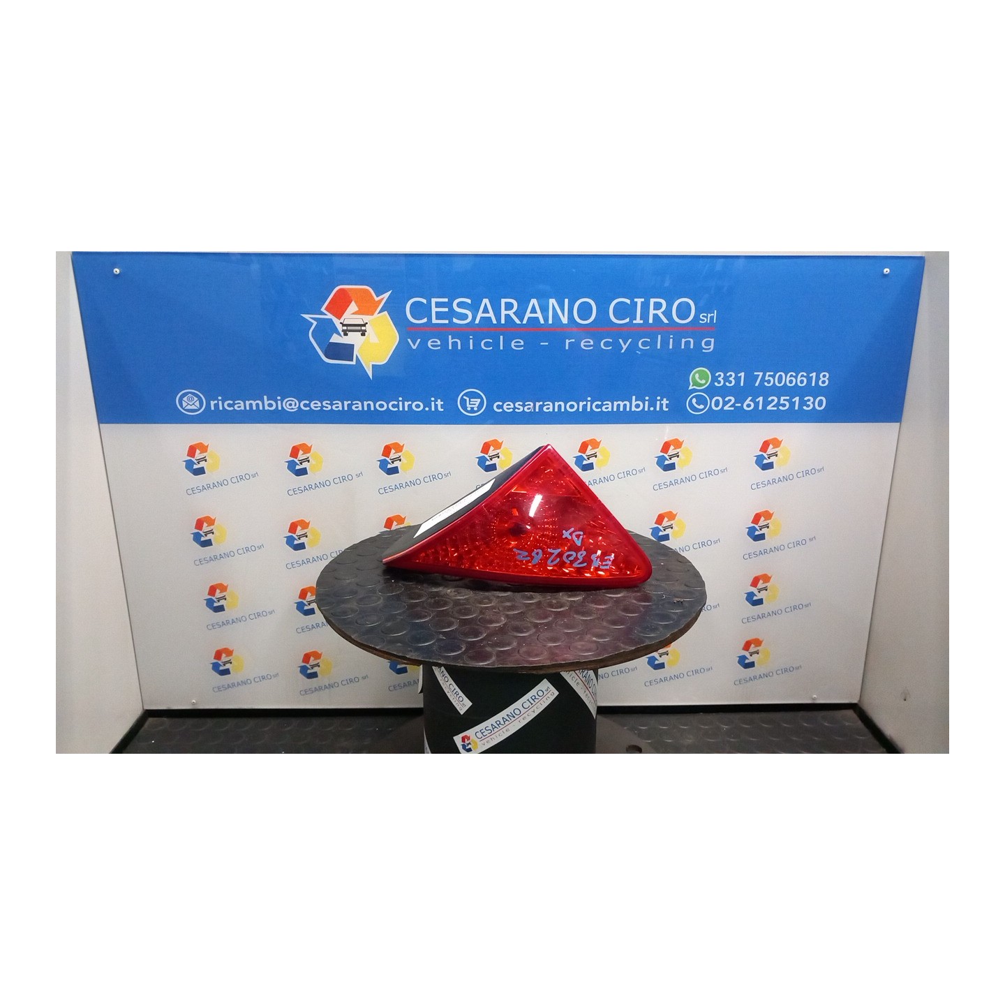 FANALE POST. PARTE INT. DX. 024 PEUGEOT 3008 (04/09-10/13) 9HZ 6351HE