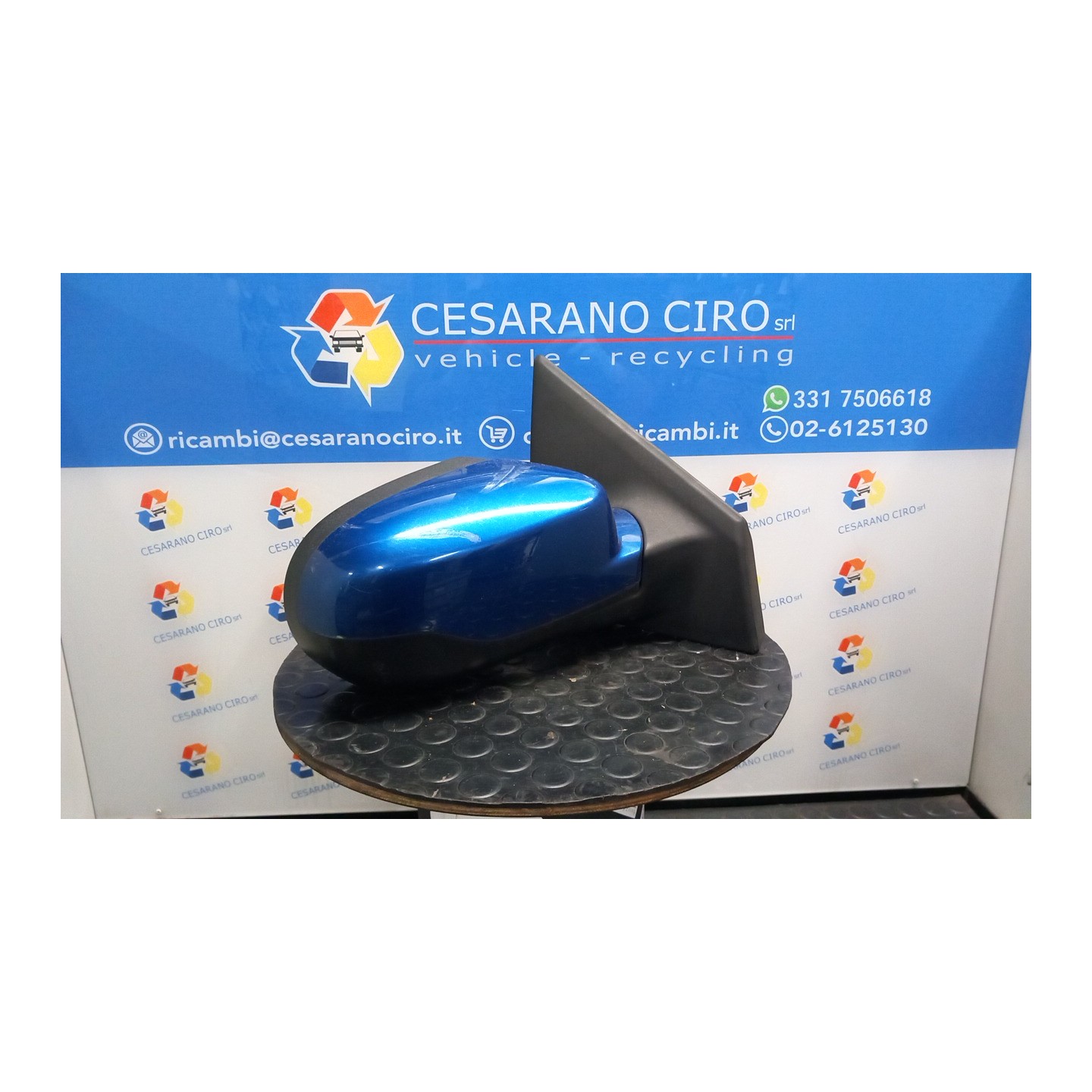 RETROVISORE EST. REGOLAZ. ELETTR. RETROVISORI ESTERNI 01 DX. 091 RENAULT CLIO 3A SERIE (05/09-) D4FL7 7701071864
