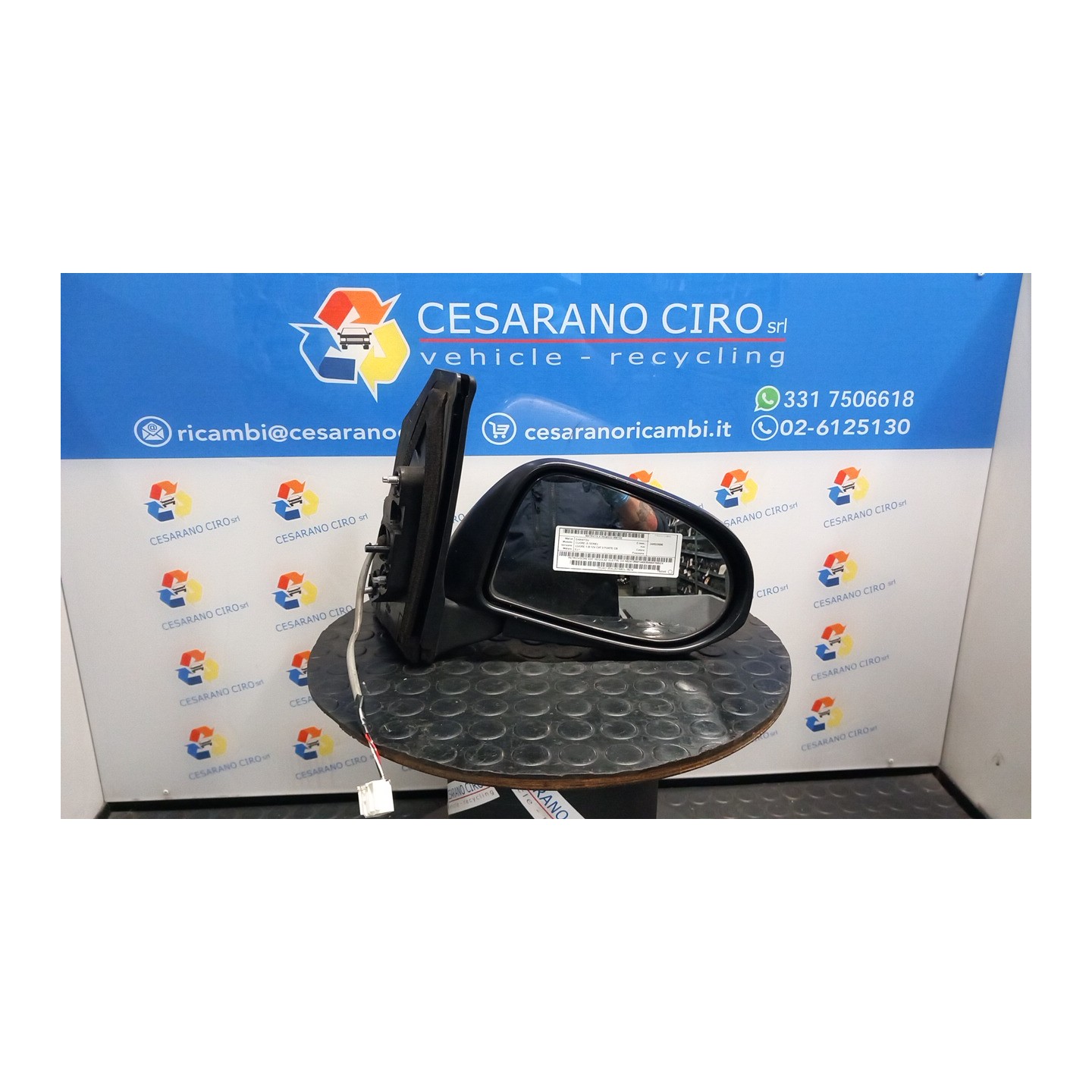 RETROVISORE EST. REGOLAZ. ELETTR. DX 103 DAIHATSU CUORE (5 SERIE) EJ NB2413000104003048047085DX