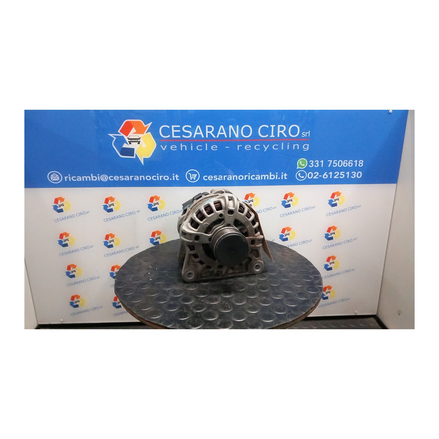 ALTERNATORE 120AMP ROTAZ. 007 DACIA DOKKER FURGONE (11/12-) K9KC6 231001043R