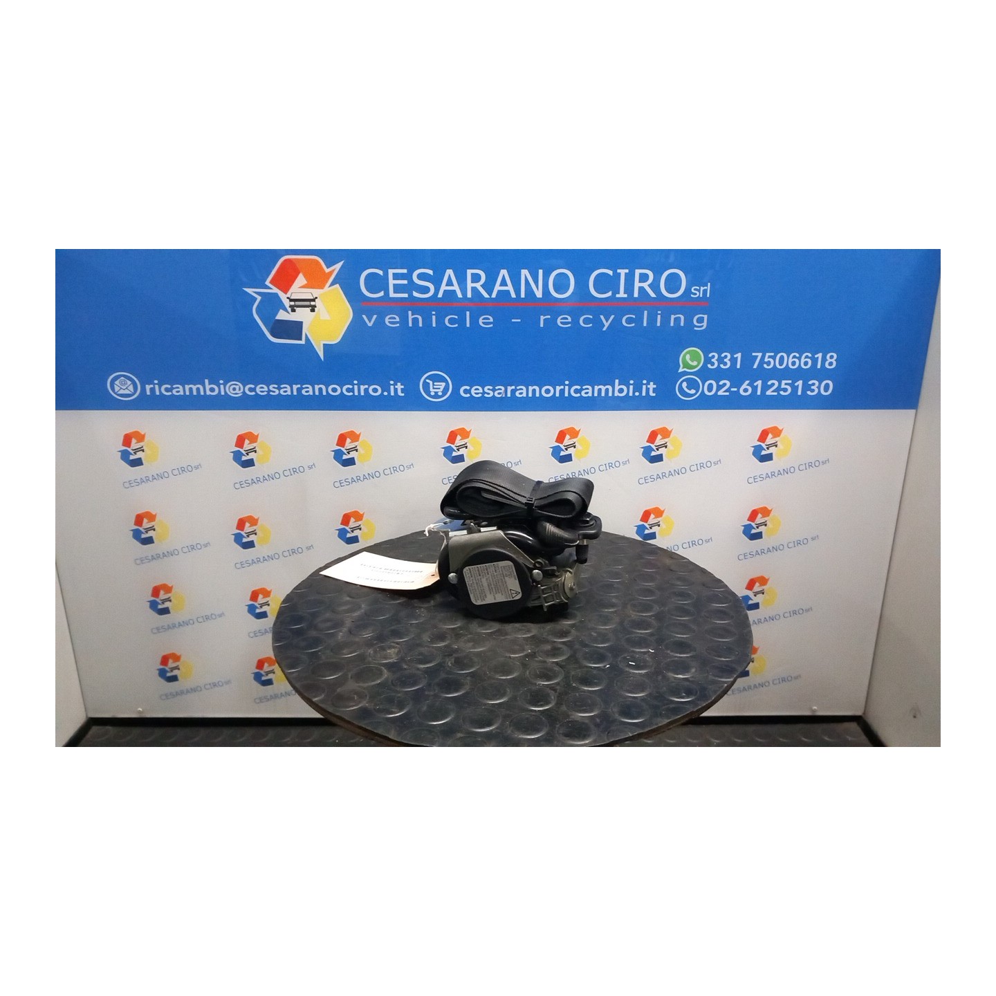 CINTURA DI SICUREZZA ANT. DX. 032 FIAT PUNTO (6U) (01/13-) 169A4000 735538596