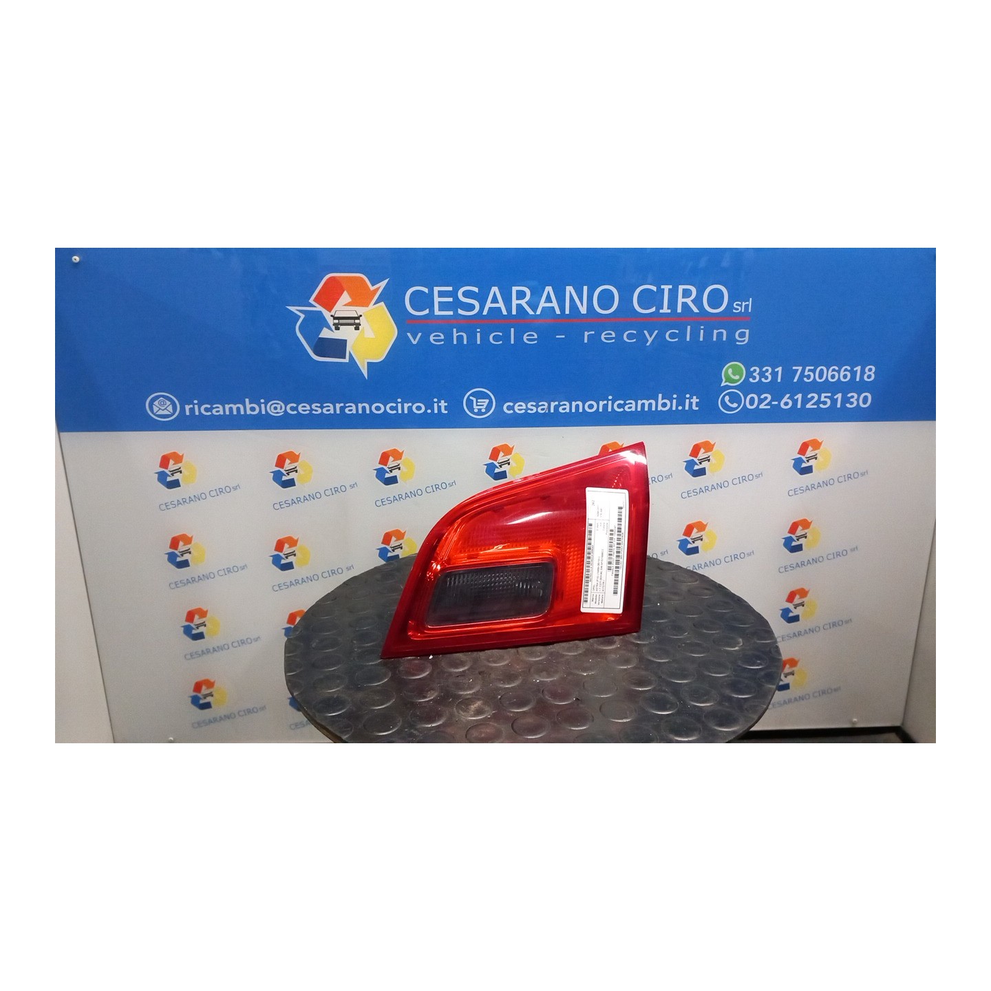 FANALE POST. PARTE INT. DX. 043 OPEL ASTRA (P10) (10/09-06/18) A17DTR 13282247