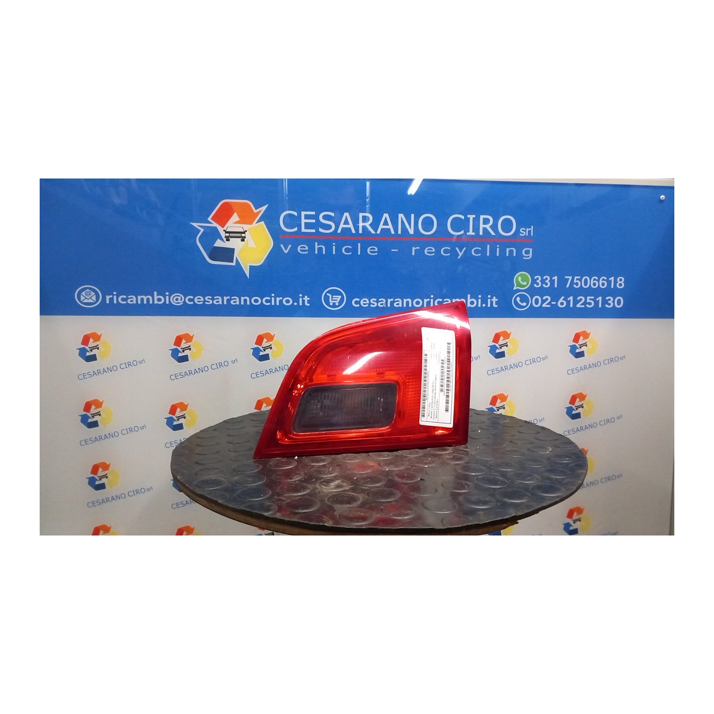 FANALE POST. PARTE INT. DX. 043 OPEL ASTRA (P10) (10/09-06/18) A17DTR 13282247