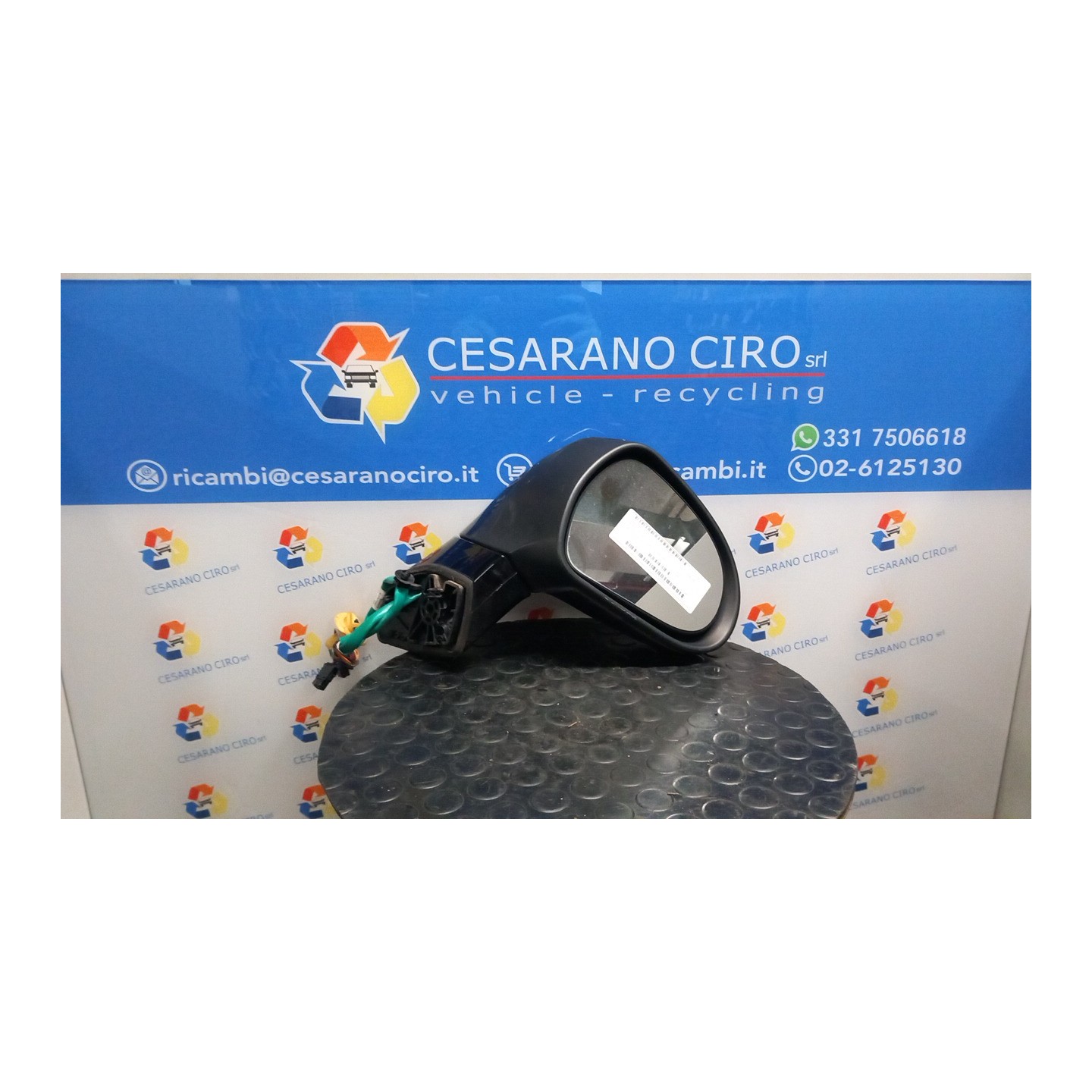 RETROVISORE EST. REGOLAZ. ELETTR. RIPIEGHEVOLE ELET. DX. 063 PEUGEOT 308 (08/07-03/14) 5FW 8153NF