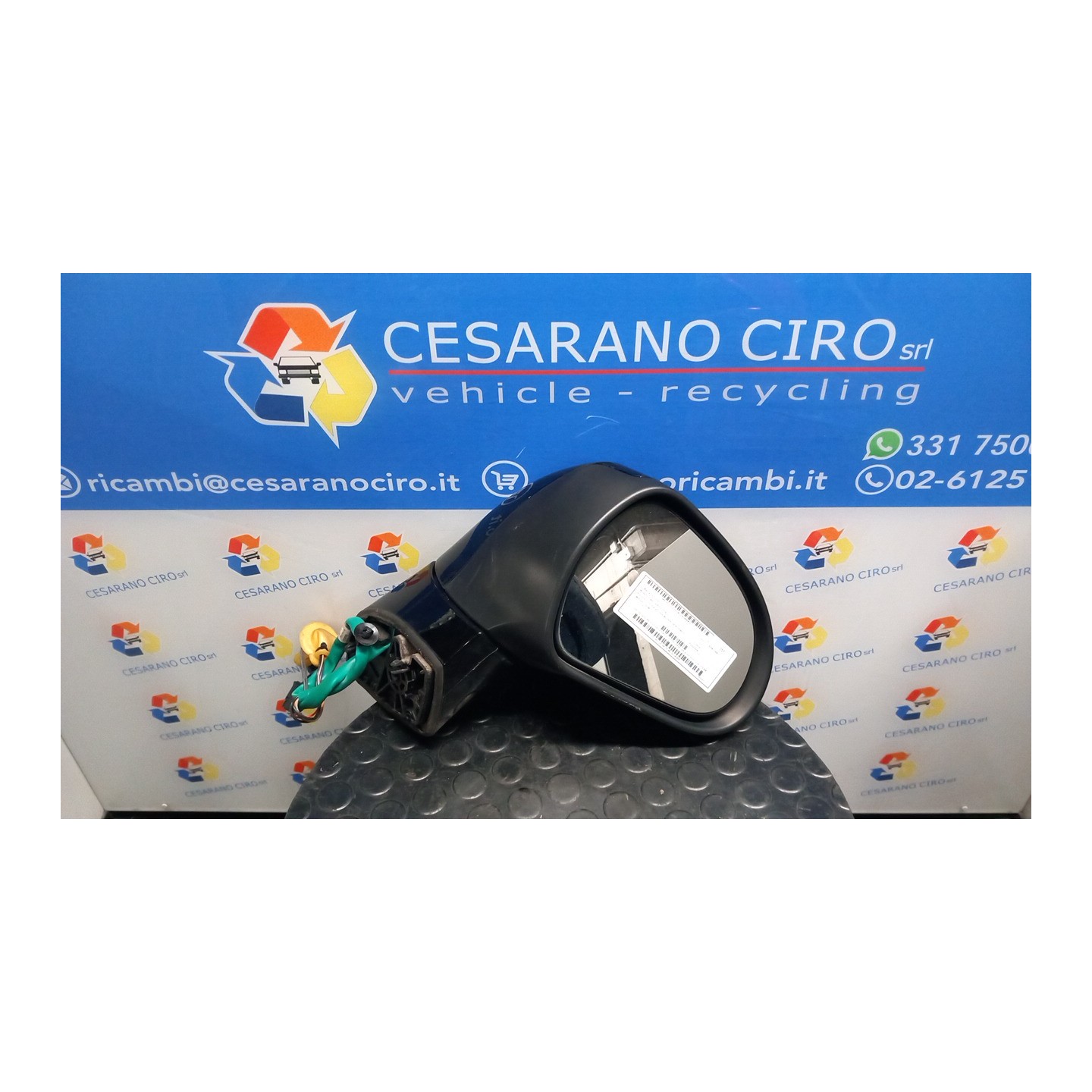RETROVISORE EST. REGOLAZ. ELETTR. RIPIEGHEVOLE ELET. DX. 063 PEUGEOT 308 (08/07-03/14) 5FW 8153NF