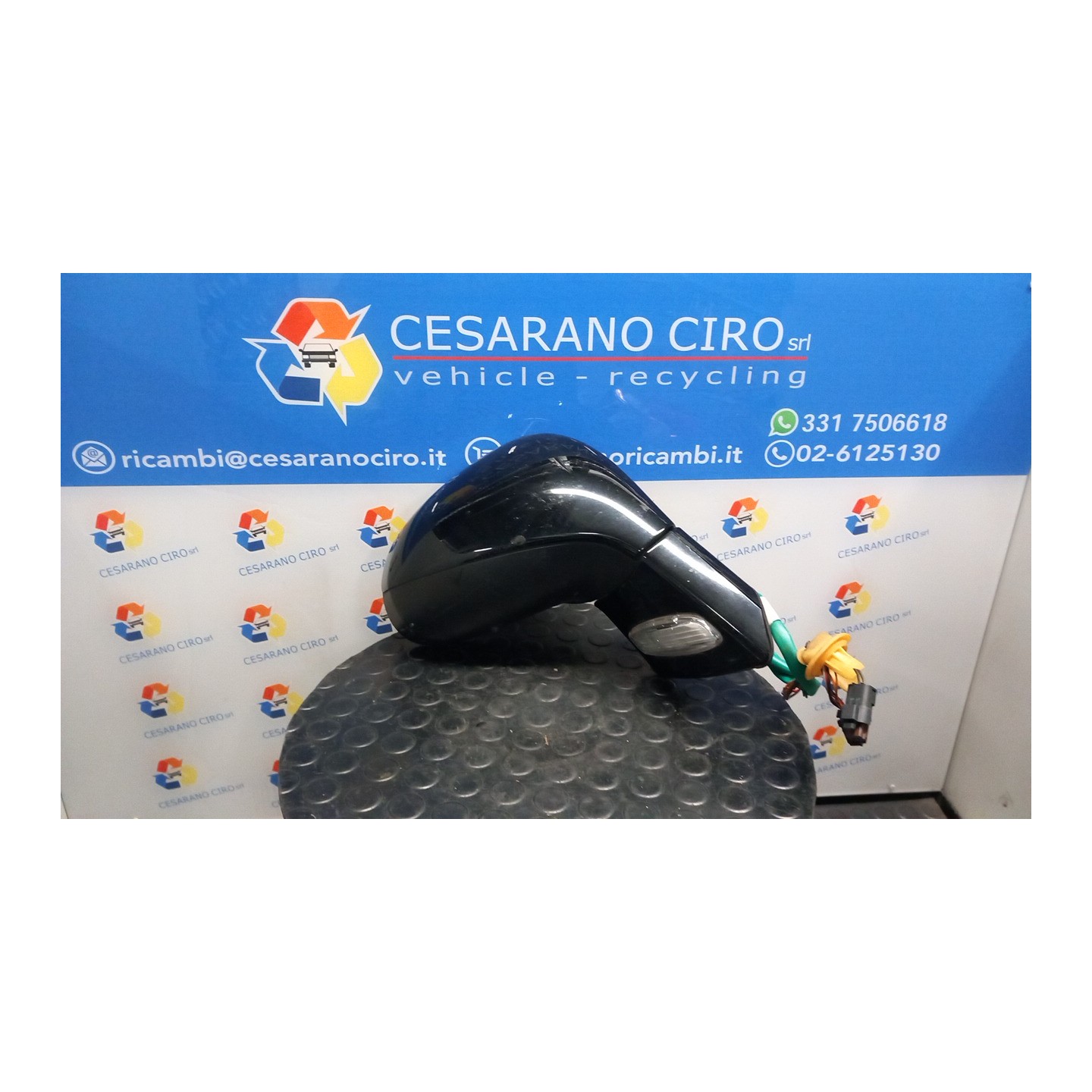 RETROVISORE EST. REGOLAZ. ELETTR. RIPIEGHEVOLE ELET. DX. 063 PEUGEOT 308 (08/07-03/14) 5FW 8153NF