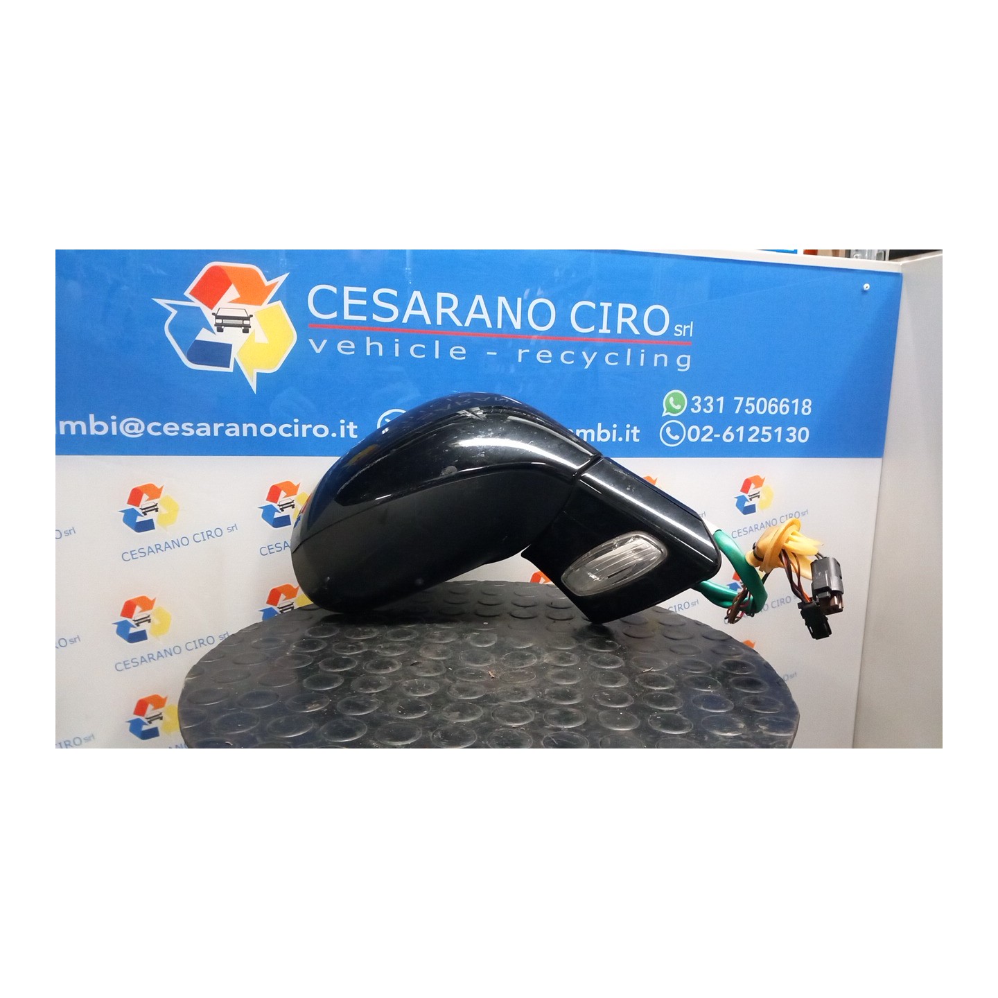 RETROVISORE EST. REGOLAZ. ELETTR. RIPIEGHEVOLE ELET. DX. 063 PEUGEOT 308 (08/07-03/14) 5FW 8153NF