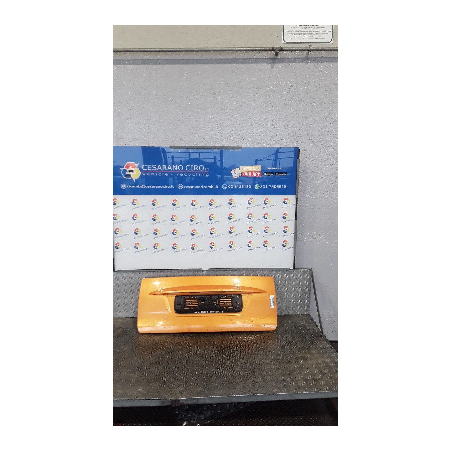 PANNELLO EST. PORTELLO POST. 090 SMART FORTWO (A/C451) (01/07-12/11) 3B21 A4517570006CC2L