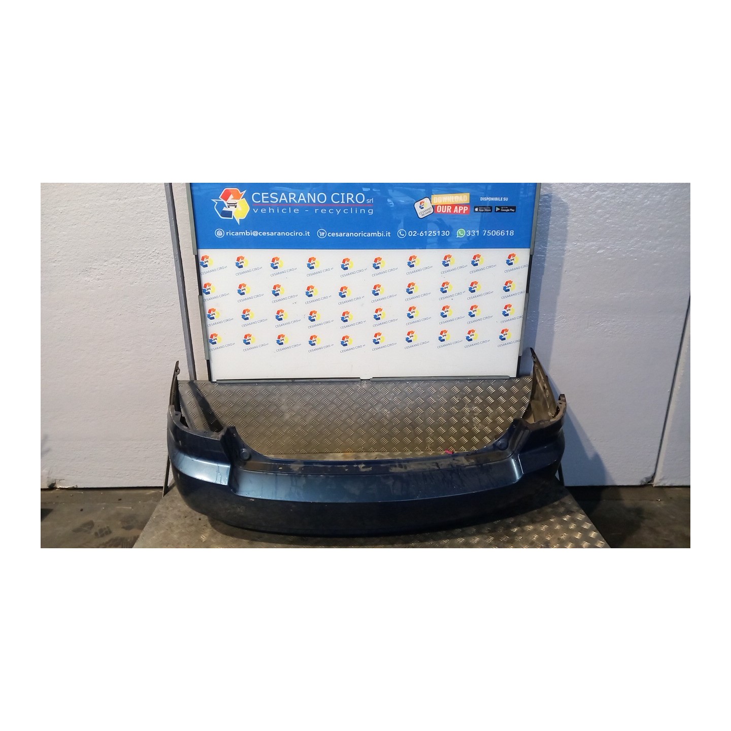 PARAURTI POST. 124 KIA CARENS 1A SERIE (07/02-02/08) TB 0K2FA50220XX