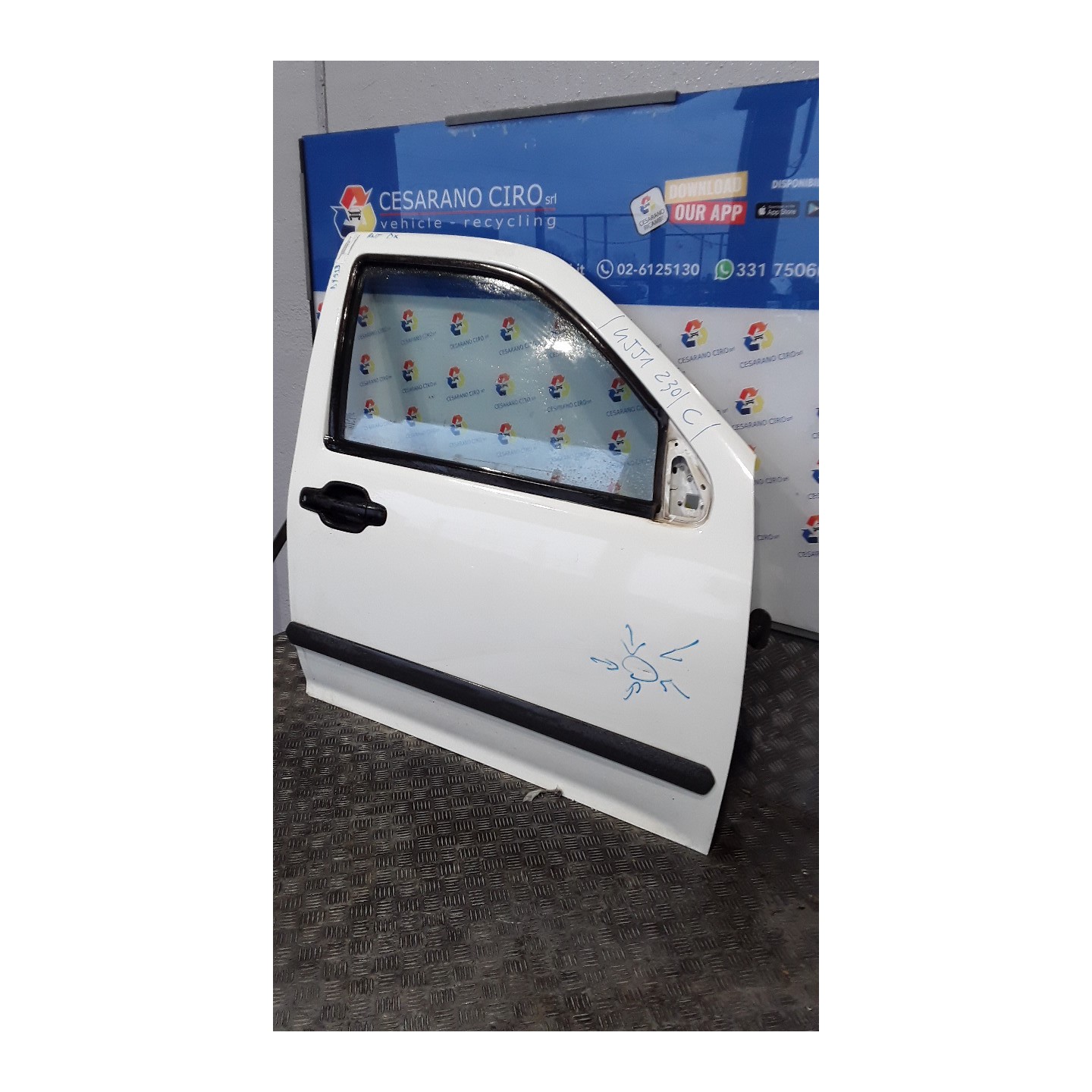 PORTA ANT. C/SEDE MODANATURA DX. 128 ISUZU D-MAX (06/03-12/12) 4JJ1 8973659810