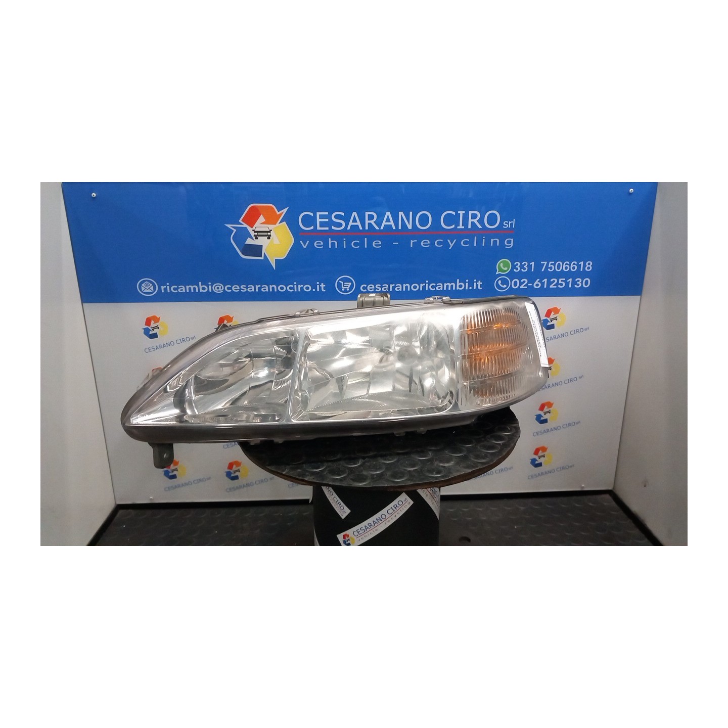 PROIETTORE CON REGOLATORE ALTEZZA SX. 026 HONDA ACCORD BERLINA (10/98-01/03) D16B6 33151S1AG01