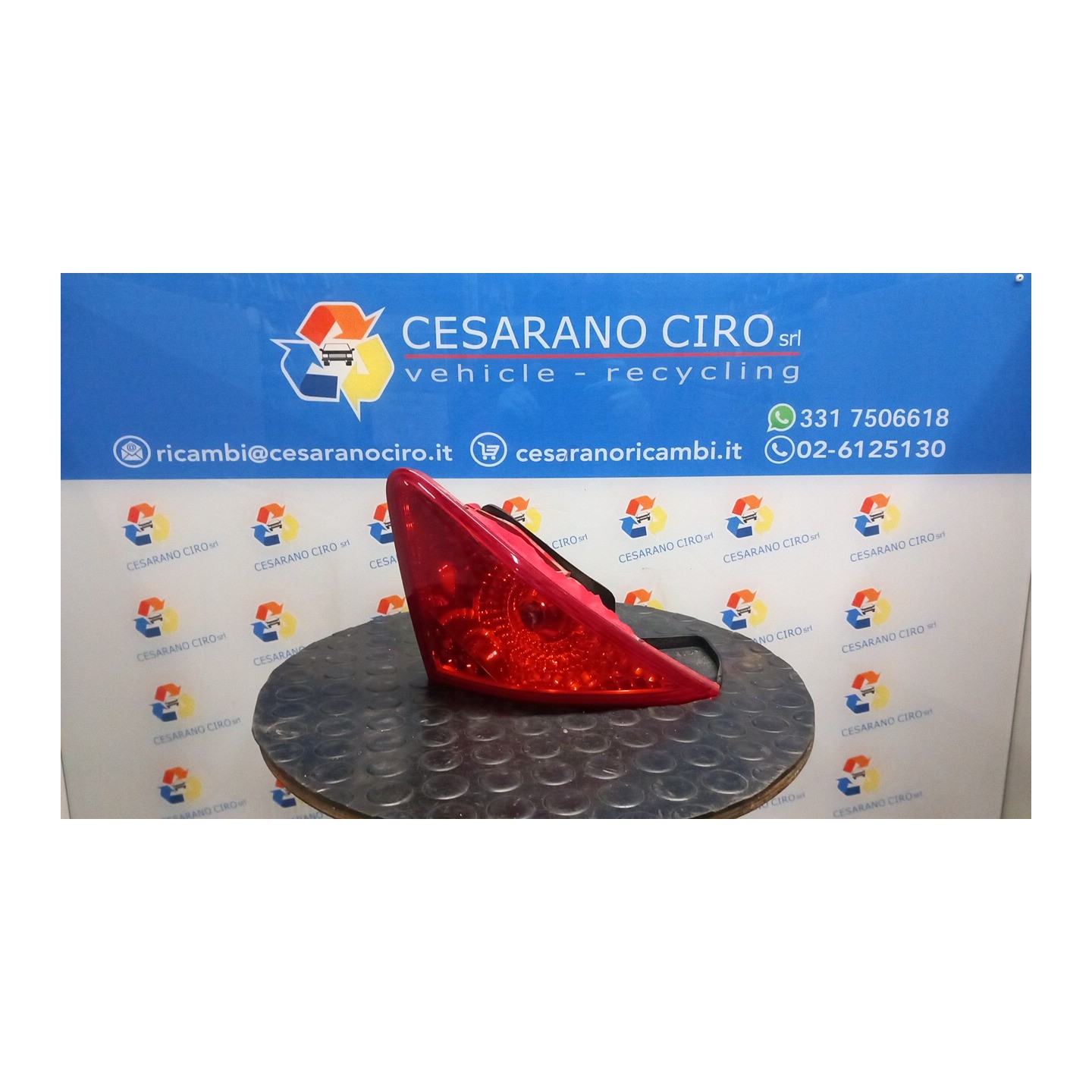 FANALE POST. PARTE INT. DX. 071 PEUGEOT 3008 (04/09-10/13) 9HZ 6351HE