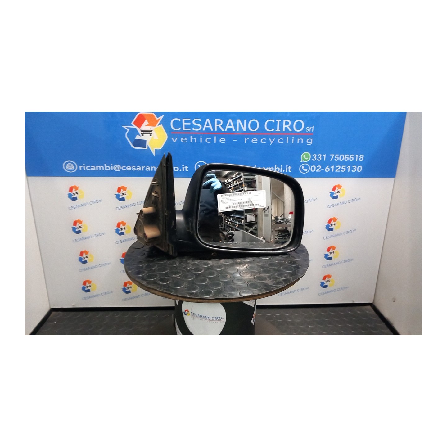 RETROVISORE EST. REGOLAZ. ELETTR. DX. 098 ISUZU D-MAX (06/03-12/12) 4JJ1 8973578751