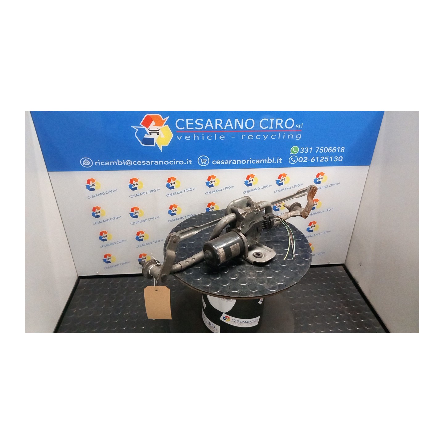 MECCANISMO TERGIPARABREZZA CON MOTORINO 198 FIAT SCUDO (3H) (01/07-) RHK 1400456480