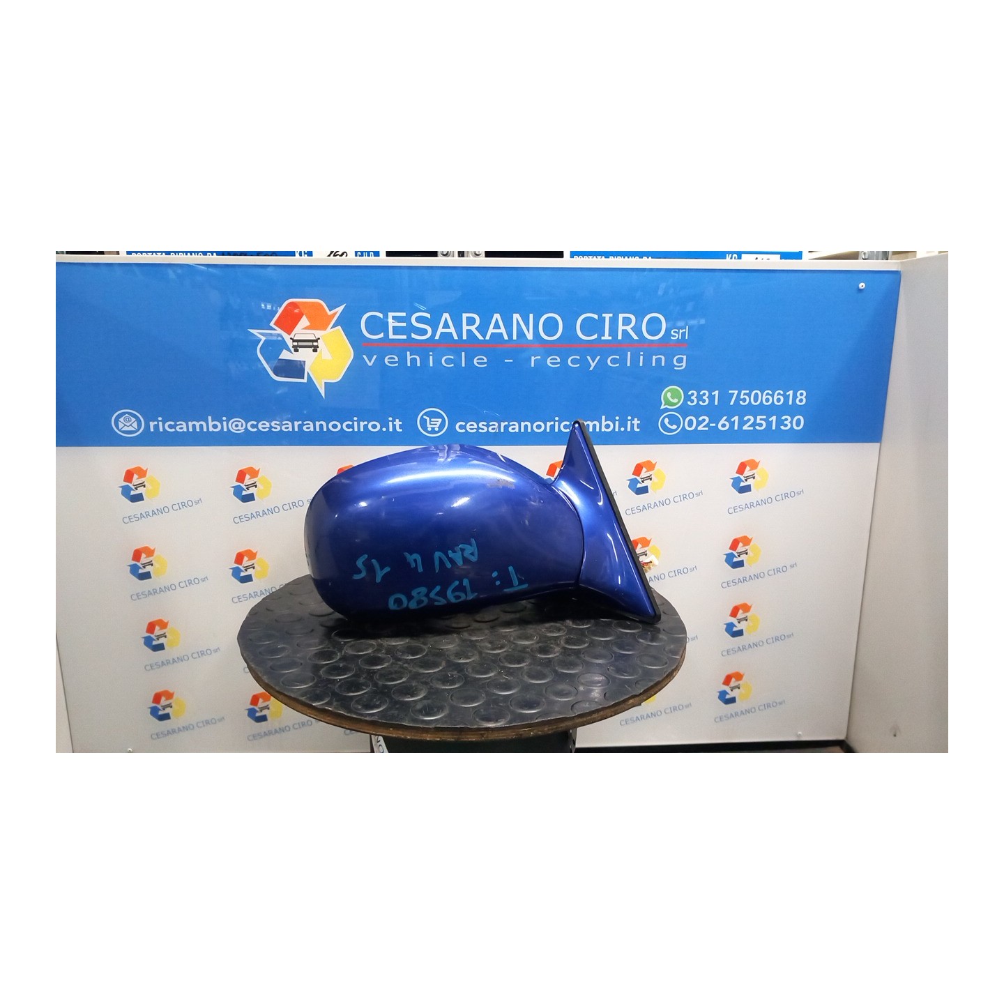 RETROVISORE EST. REGOLAZ. ELETTR. DX. 089 TOYOTA RAV 4 1A SERIE (09/94-09/00) 3SFE 8791042040