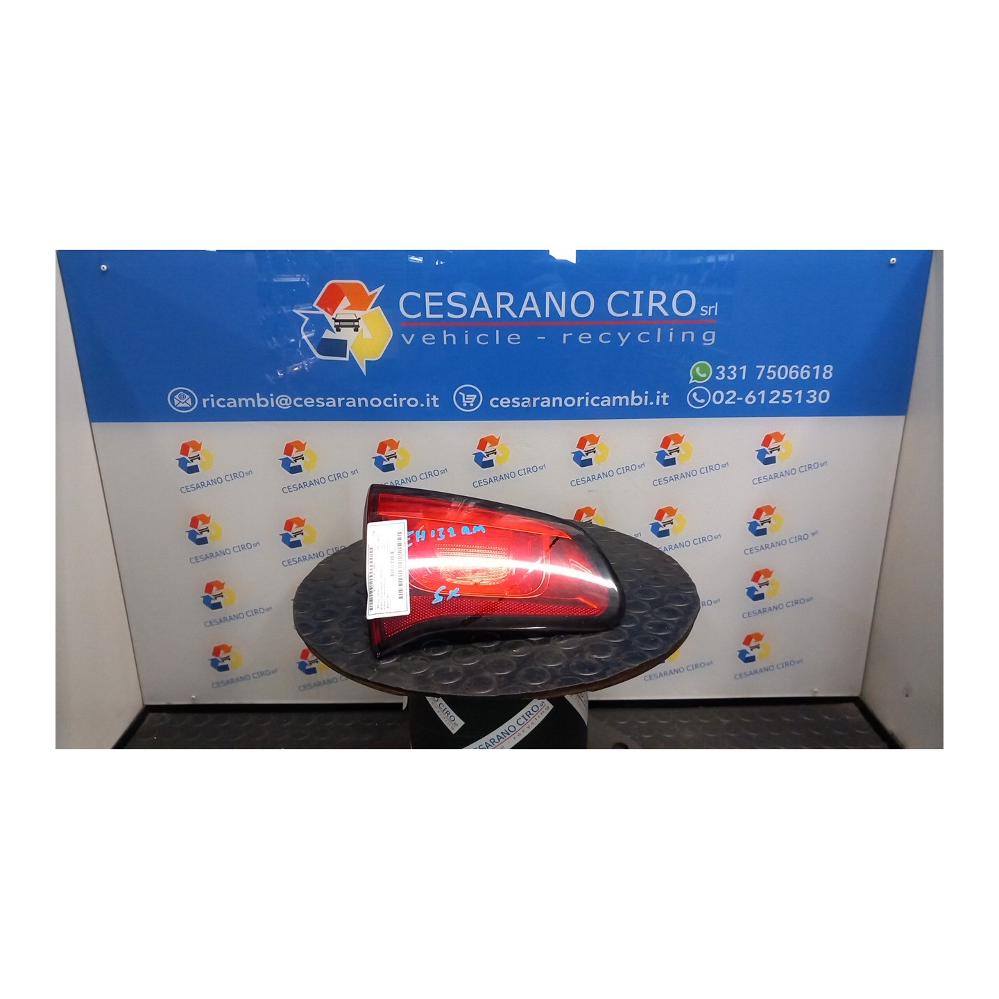 CATARIFRANGENTE POST. SX. 094 CITROEN C3 2A SERIE (A51) (09/09-06/13 HFV 6350JC