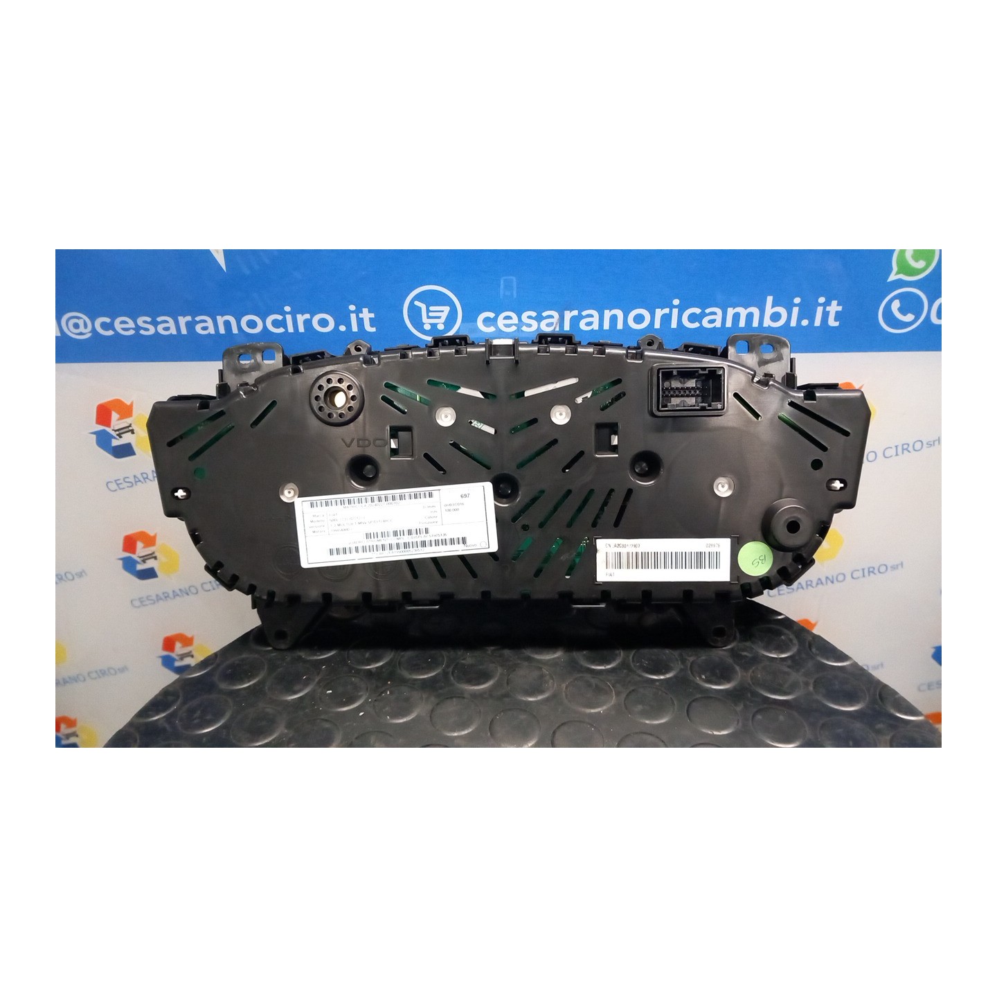 QUADRO STRUMENTI COMPL. C/DISPLAY 102 FIAT 500L (73) (07/12-) 199B4000 51975135