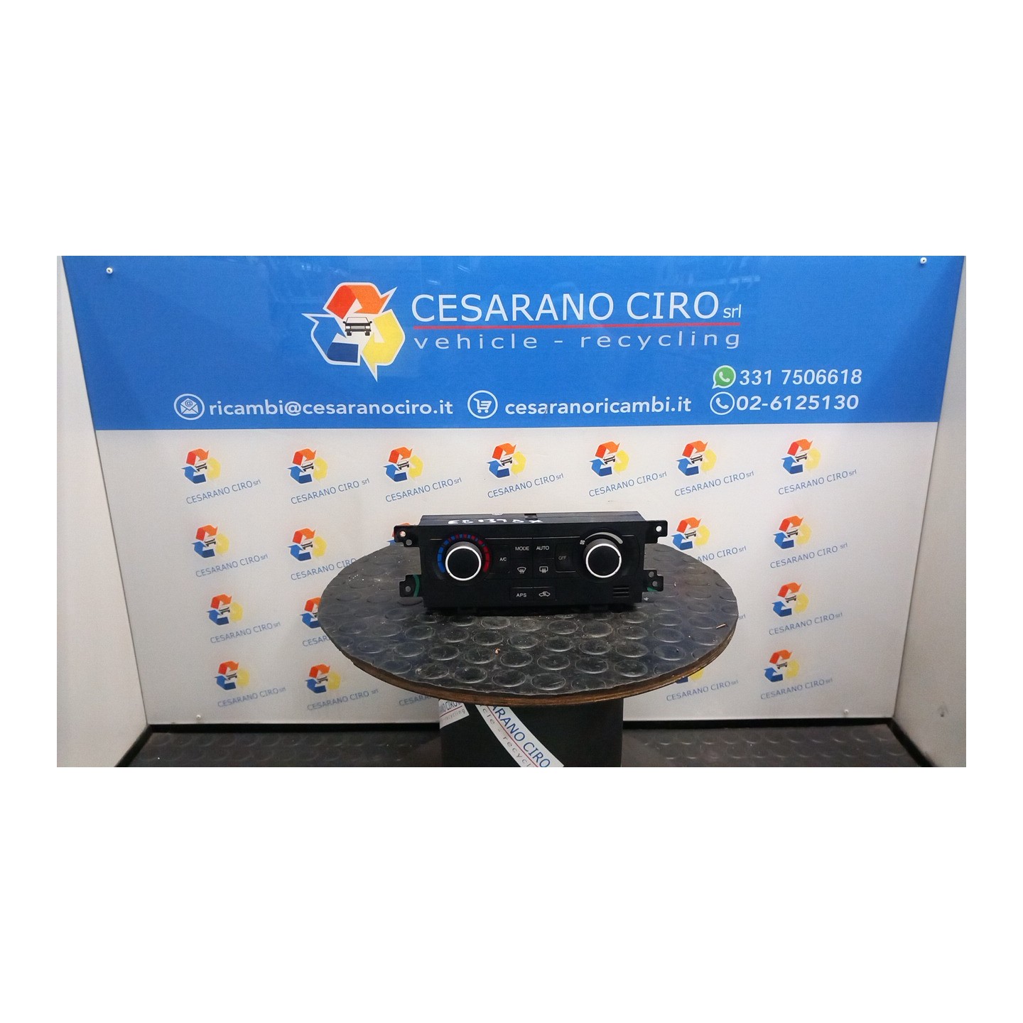 BLOCCO COMANDO CLIMATIZZAZIONE C/A/C MANUALE 125 CHEVROLET (DAEWOO) CAPTIVA (C100) (07/06-03/11) Z24SED 96820192