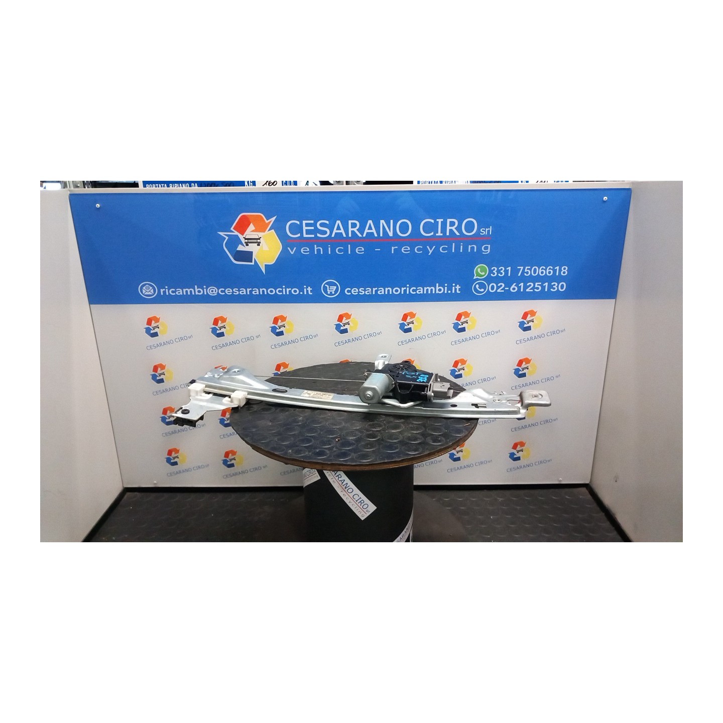 ALZACRISTALLO ELETTR. PORTA POST. C/MOTORINO SX. 147 PEUGEOT 3008 (04/09-10/13) 9HZ 1607675380