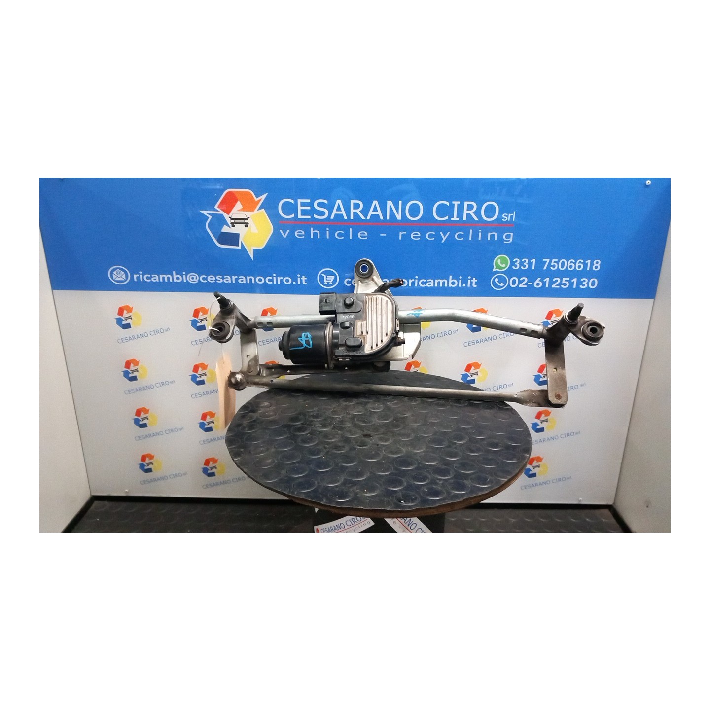 MECCANISMO TERGIPARABREZZA CON MOTOR 001 VOLKSWAGEN PASSAT (3C) (02/05-12/10) BLS 3AB955023A