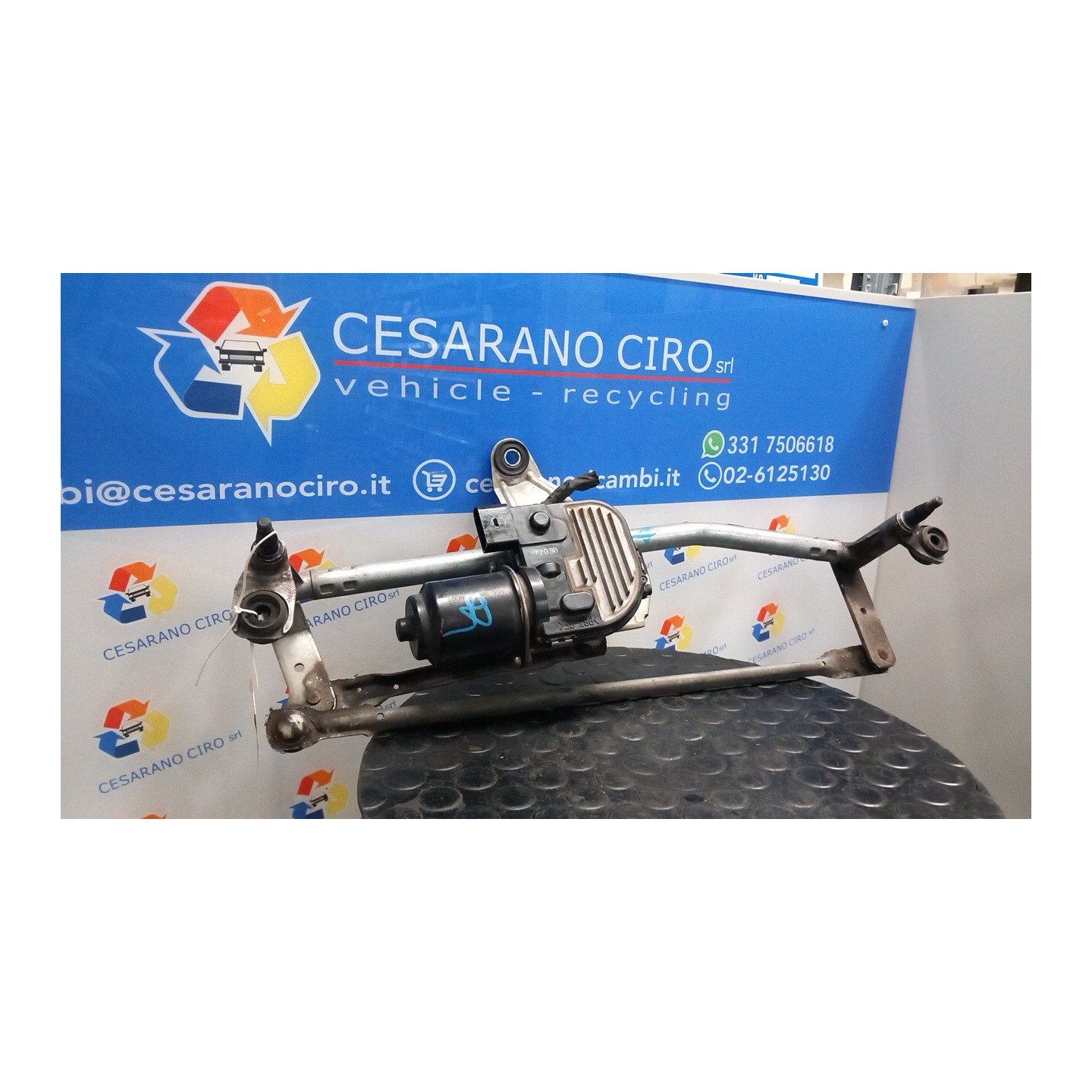 MECCANISMO TERGIPARABREZZA CON MOTOR 001 VOLKSWAGEN PASSAT (3C) (02/05-12/10) BLS 3AB955023A