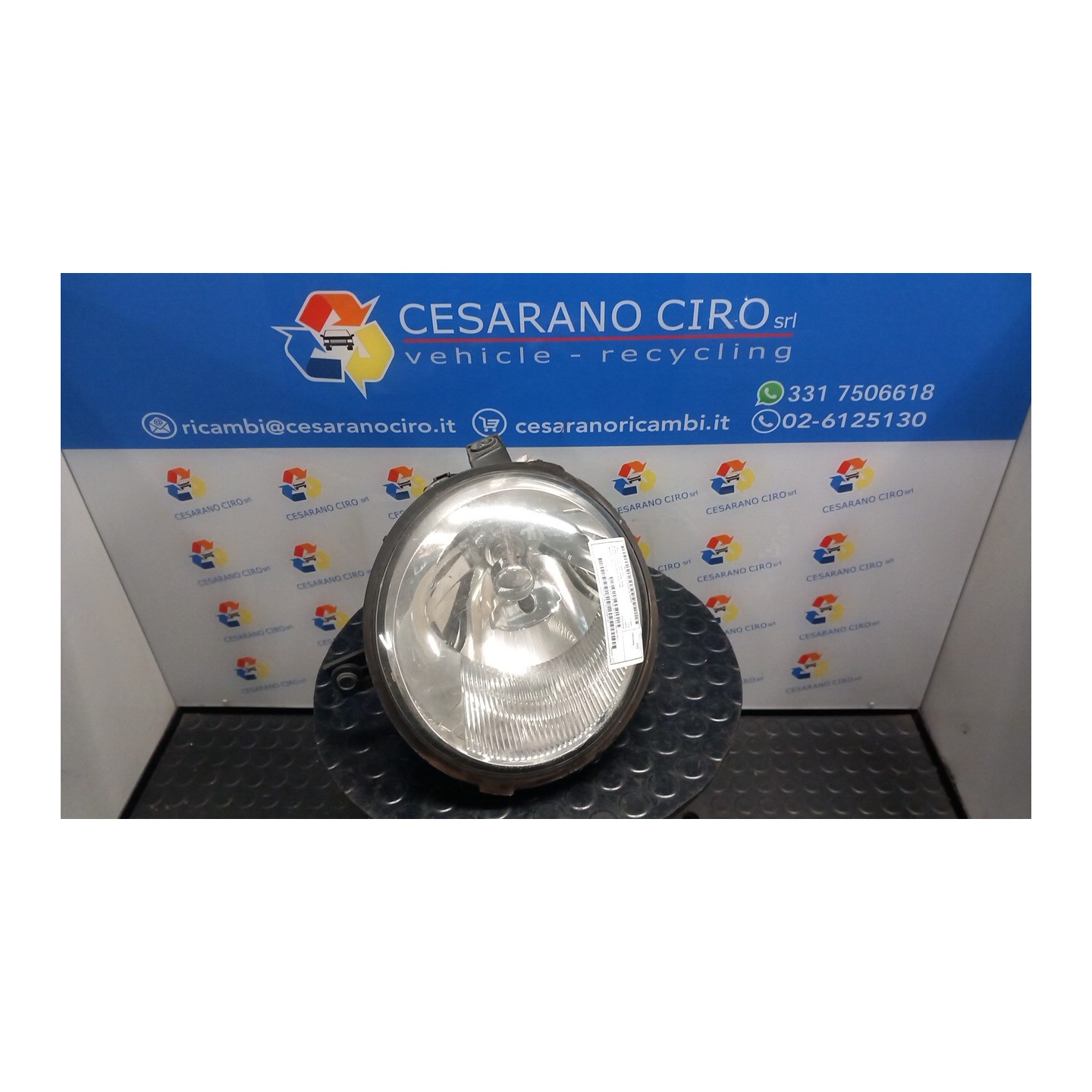 PROIETTORE CON REGOLATORE ALTEZZA SX. 056 VOLKSWAGEN LUPO (6X) (09/98-05/05) BBY 6X1941751J