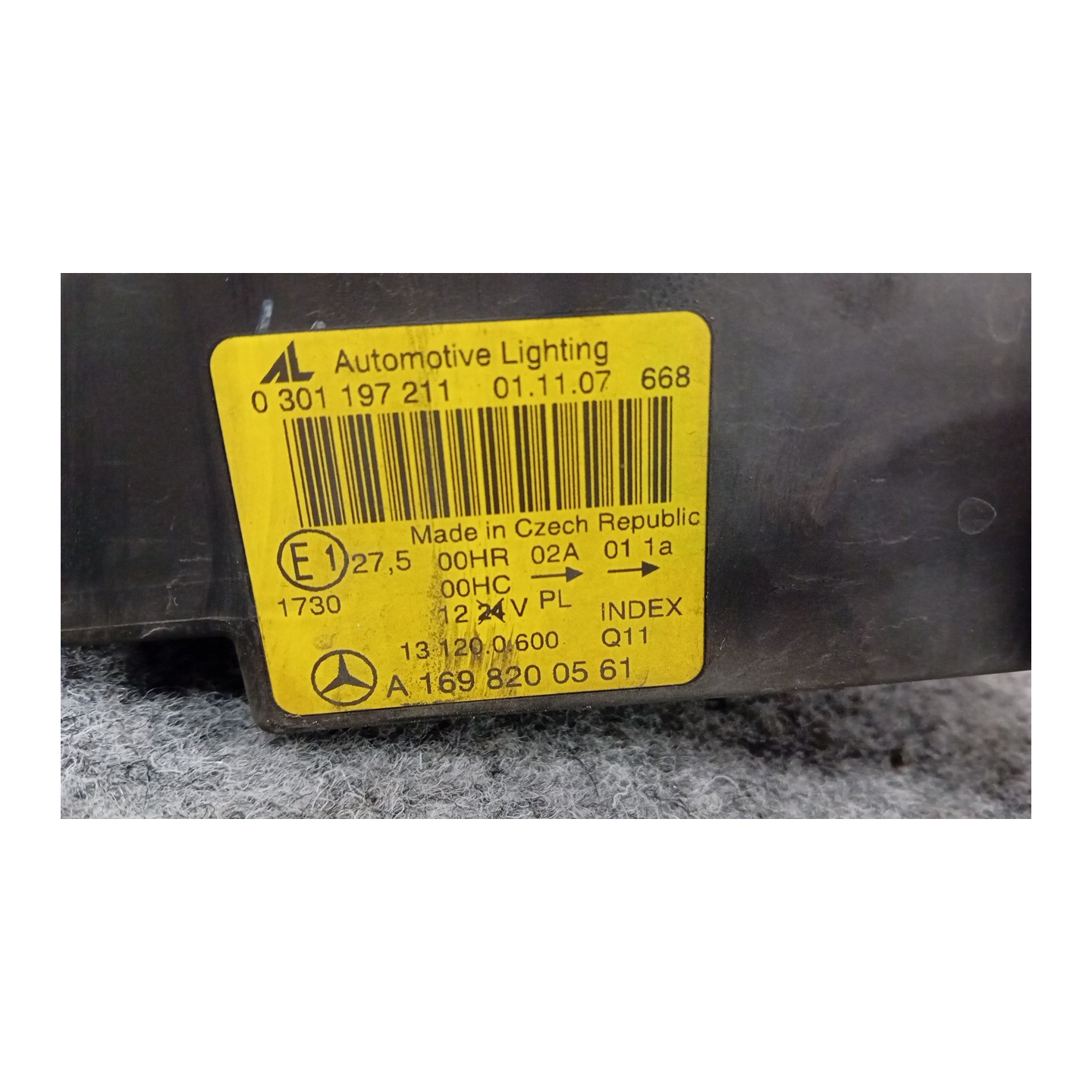 PROIETTORE AVANTGARDE SX. 006 MERCEDES-BENZ CLASSE A (W/C169) (07/04-04/13  A1698200561