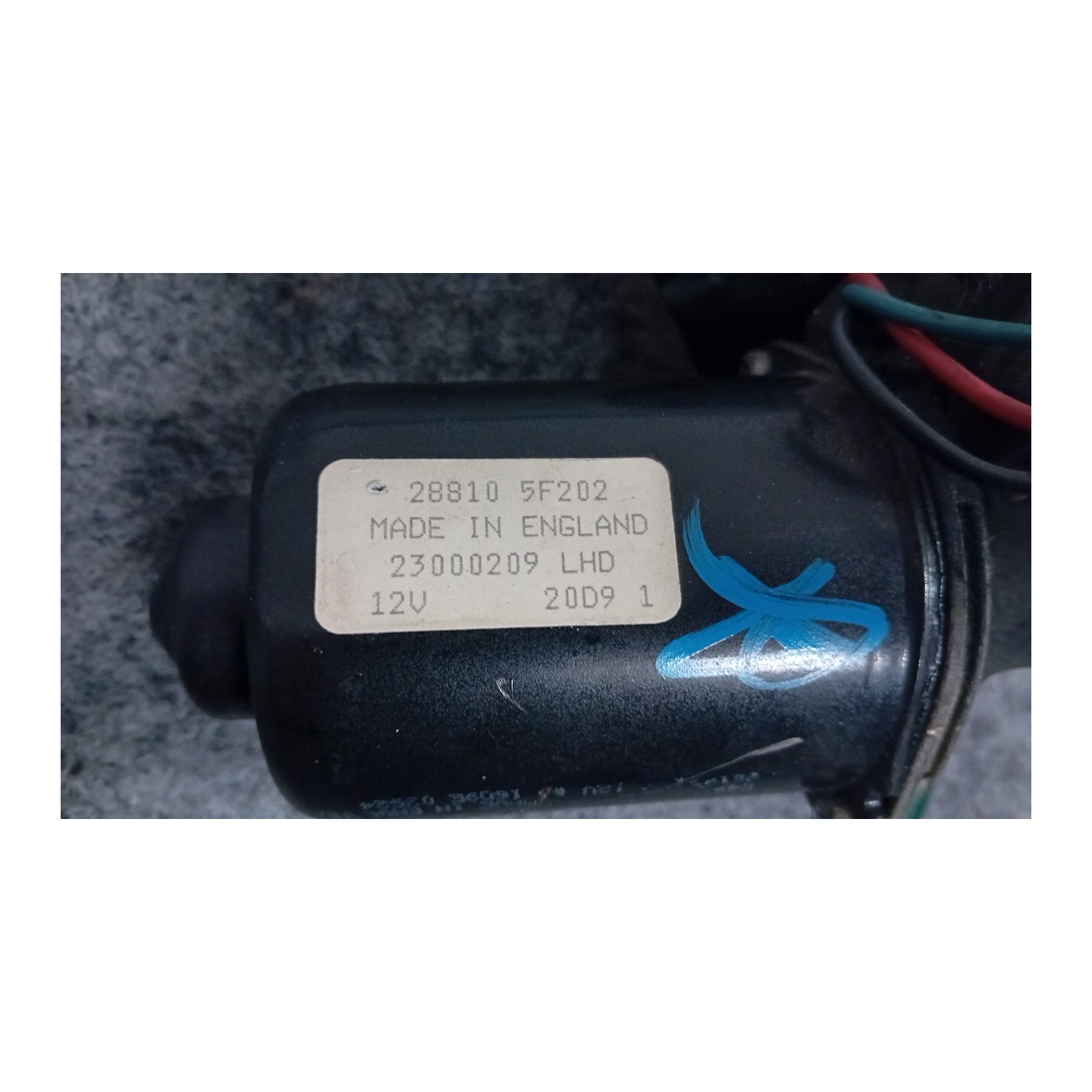 MOTORINO TERGIPARABREZZA 007 NISSAN MICRA (K11E) (02/98-09/00)  288105F202
