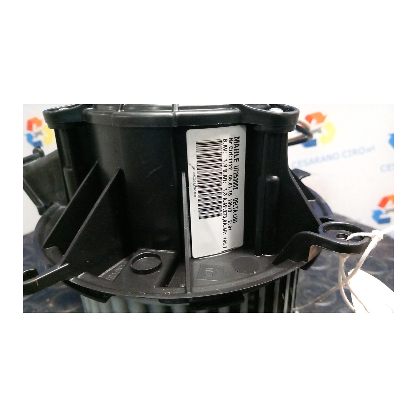 MOTORINO VENTILAZIONE ABITACOLO 104 OPEL ASTRA (P10) (10/09-06/18) B16DTL 13276230