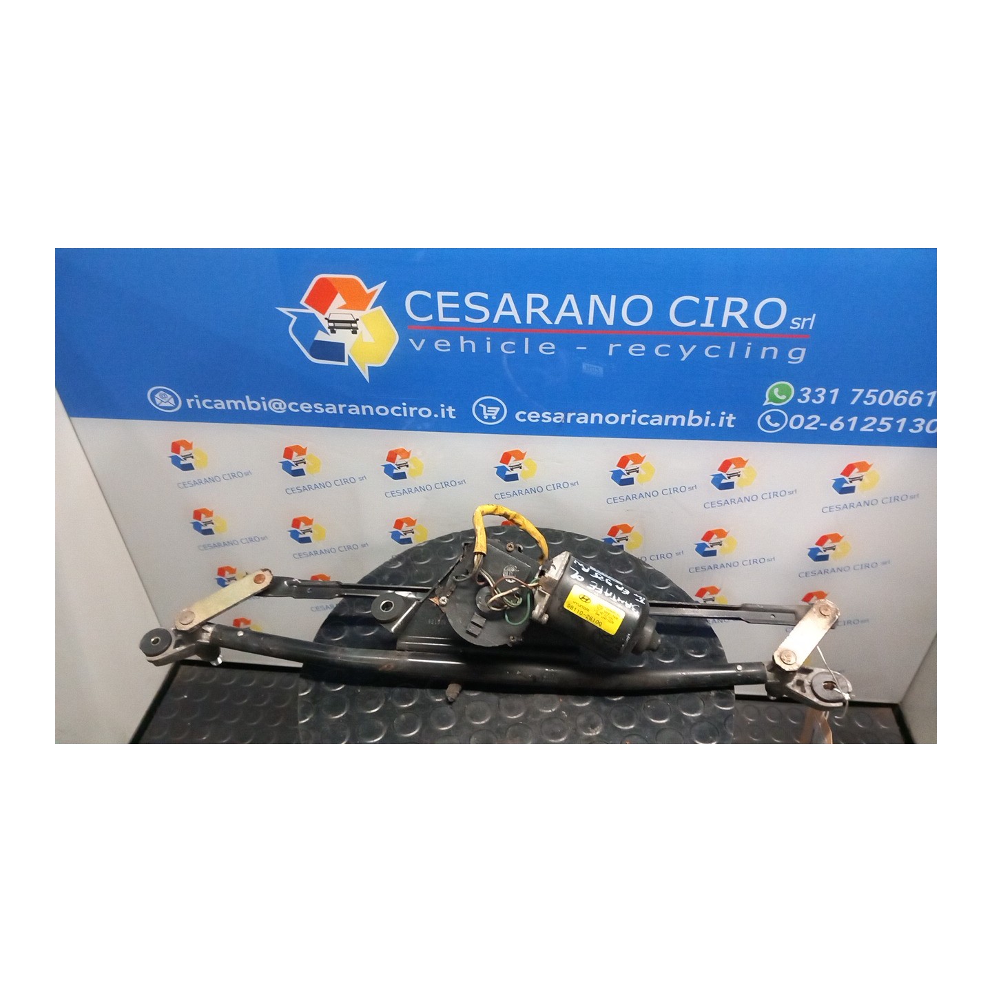 MOTORINO TERGIPARABREZZA 013 HYUNDAI SANTA FE 1A SERIE (01/01-10/06 D4EA 9811026100