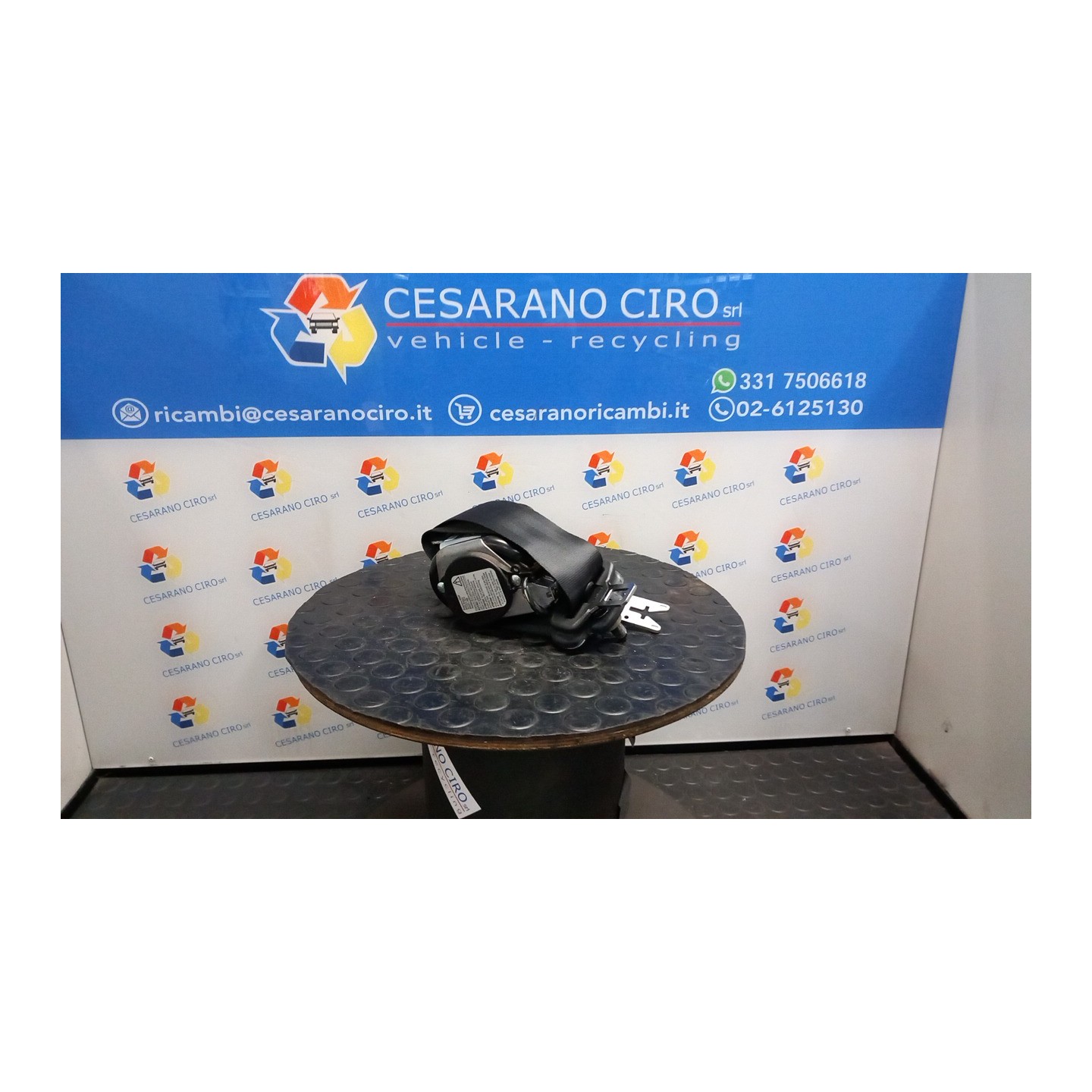 CINTURA DI SICUREZZA ANT. DX. 097 ALFA ROMEO MITO (X6) (06/08-06/11) 198A4000 156080878