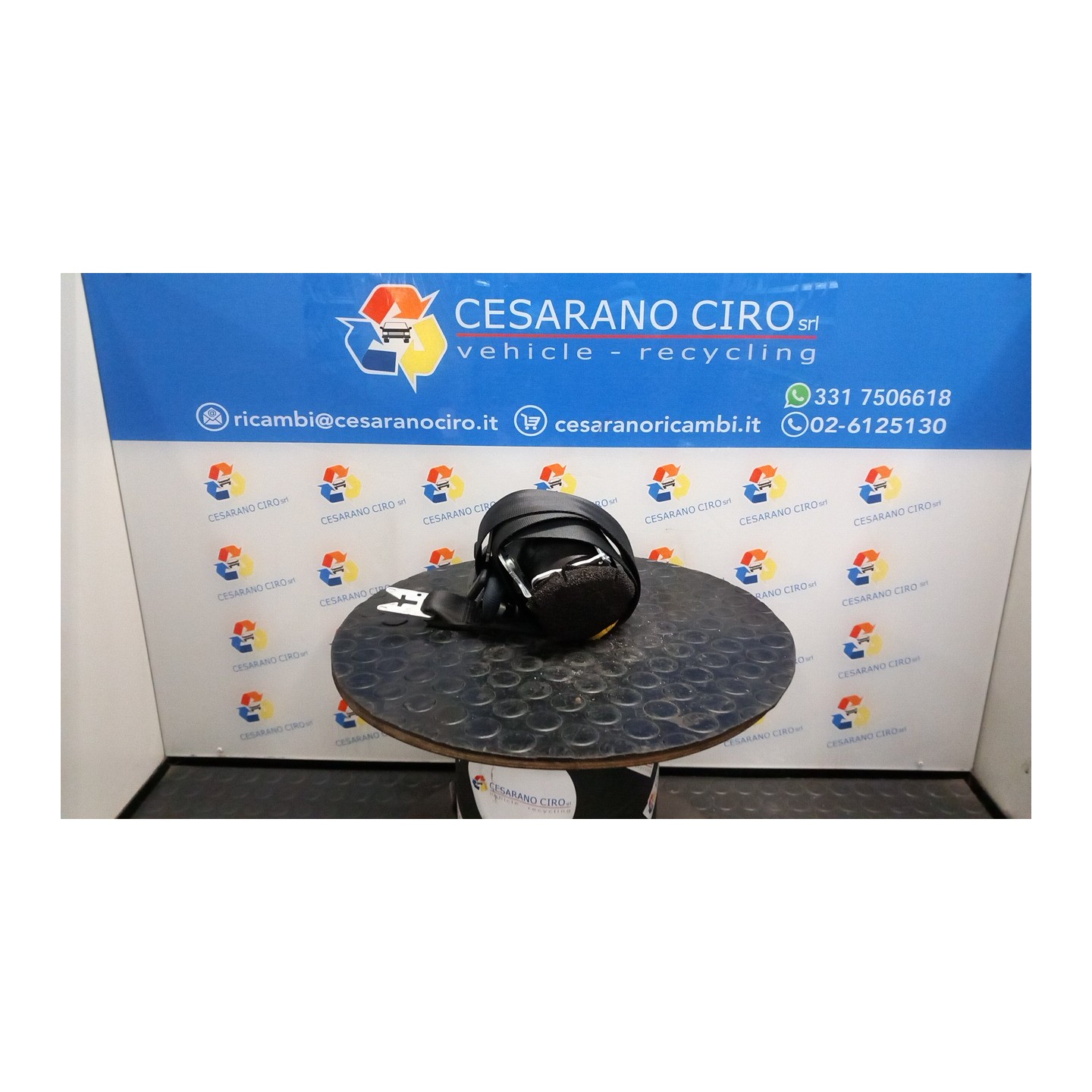 CINTURA DI SICUREZZA ANT. SX. 098 ALFA ROMEO MITO (X6) (06/08-06/11) 198A4000 156080878