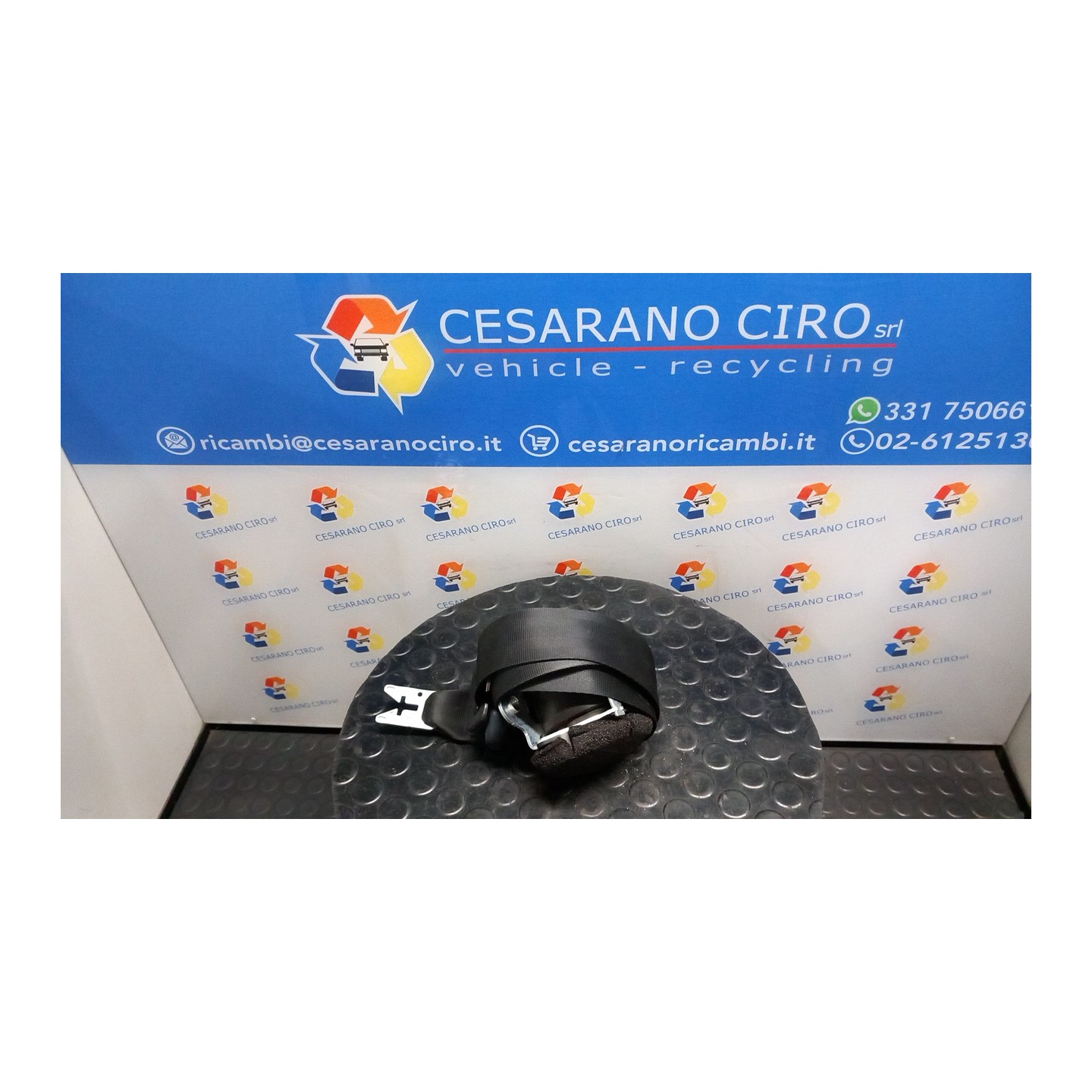 CINTURA DI SICUREZZA ANT. SX. 098 ALFA ROMEO MITO (X6) (06/08-06/11) 198A4000 156080878