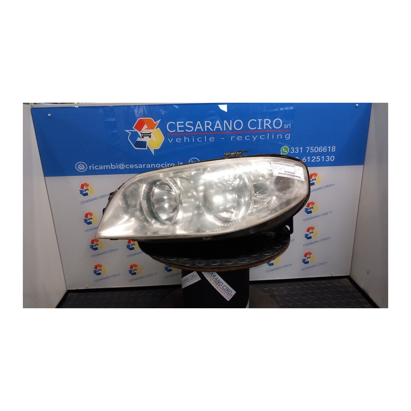 PROIETTORE SX. 105 FIAT PUNTO CLASSIC (2U) (01/07-12/1 188A4000 51760027